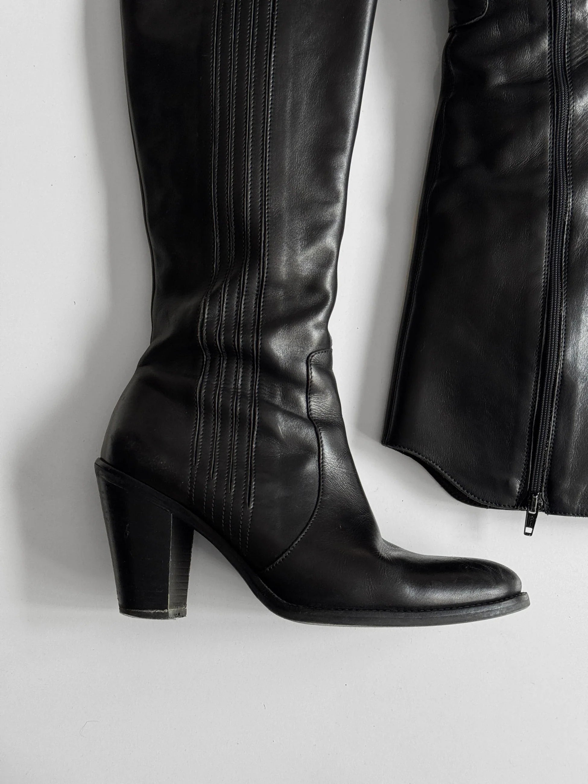 Black Leather Boots