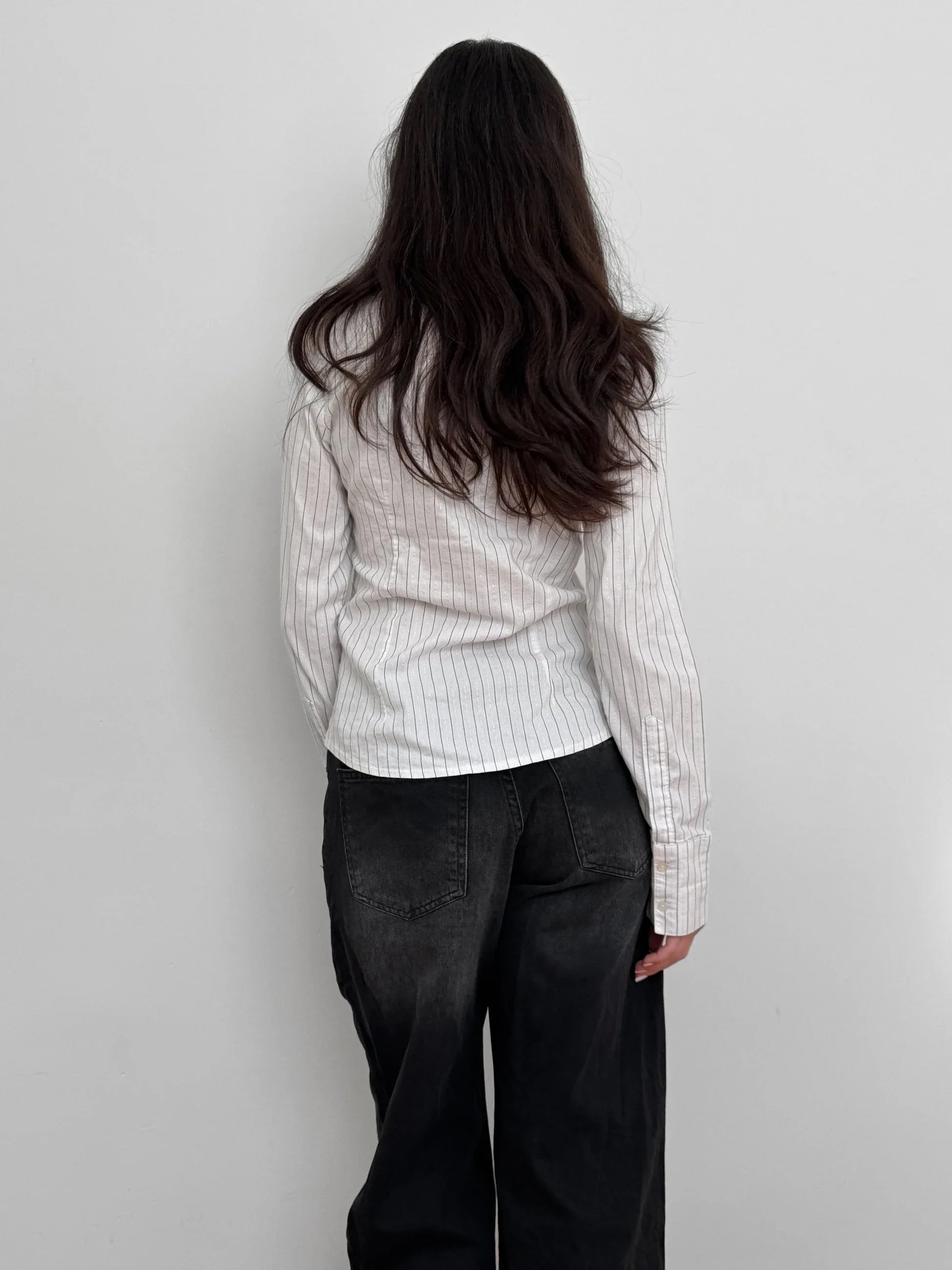 White Striped Shirt