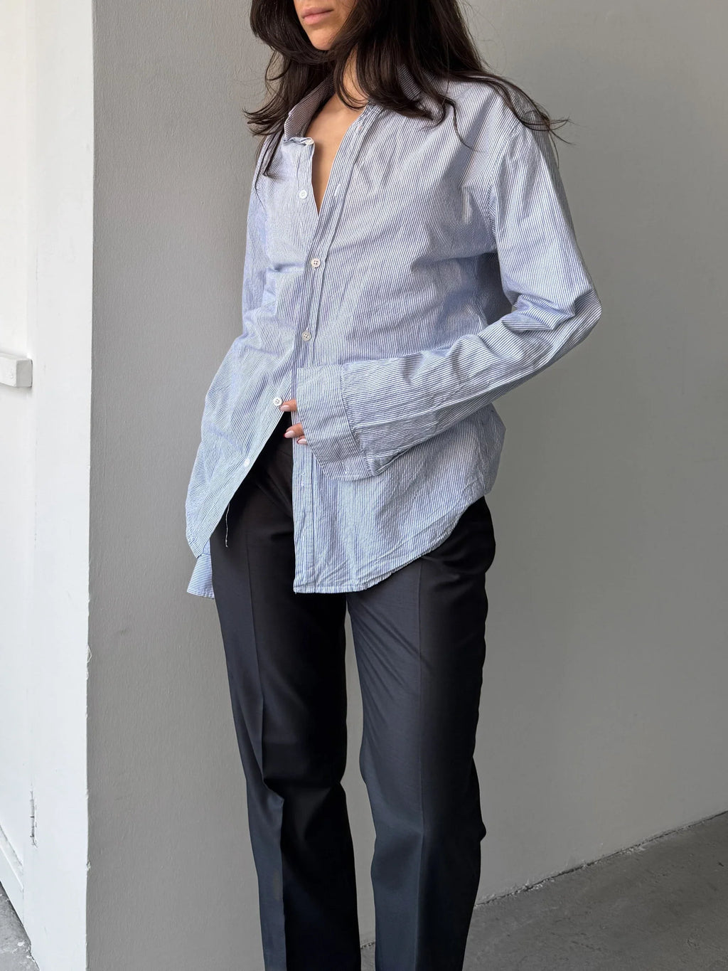 Blue Striped Shirt
