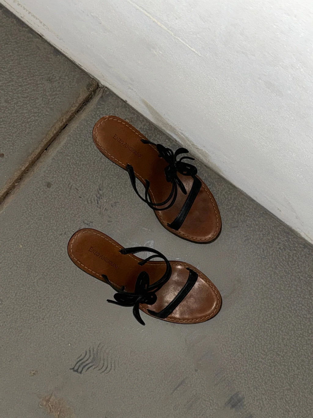 Enzo Angiolini Leather Mules