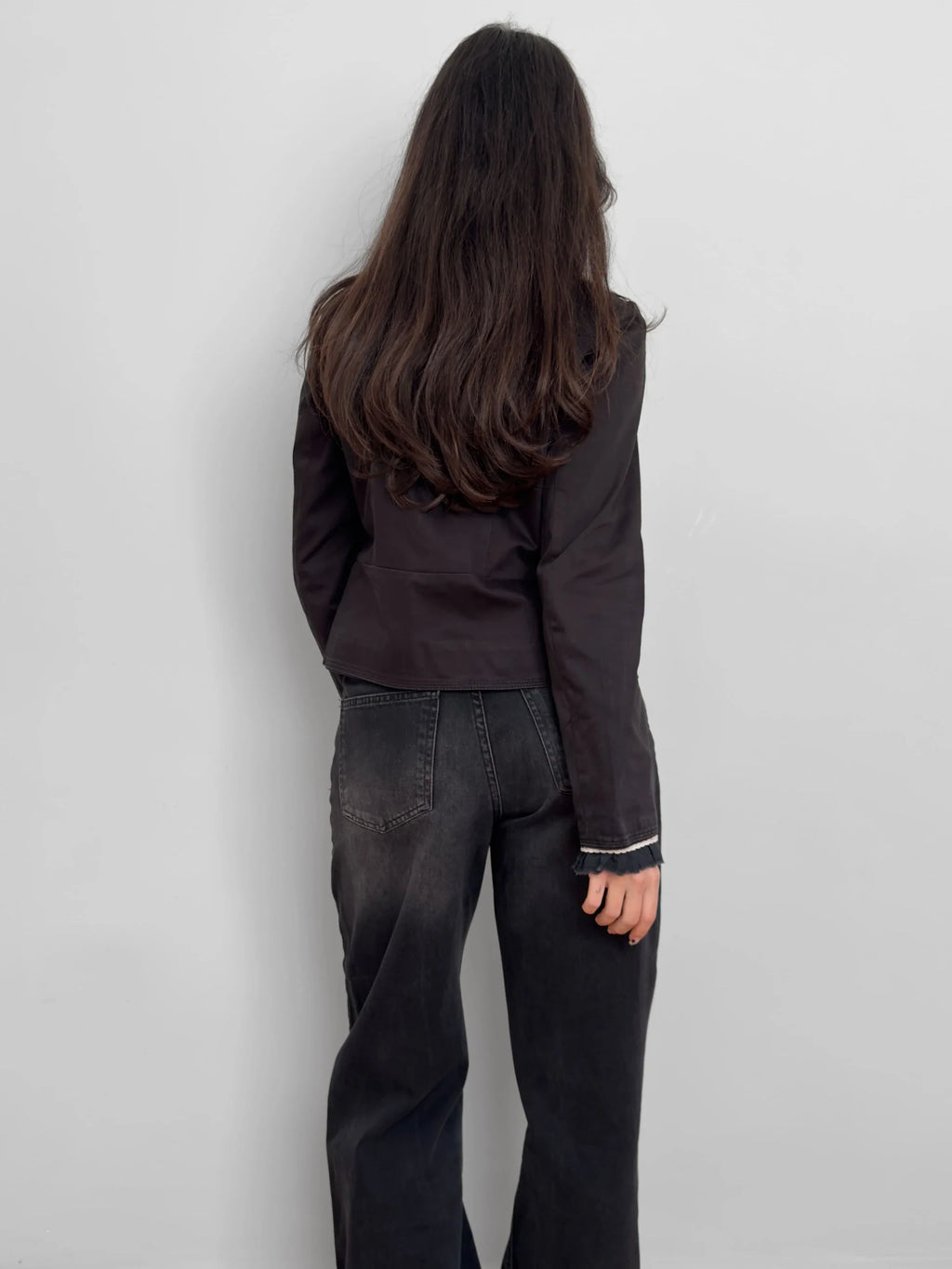 Eyelet-Detailed Jacket
