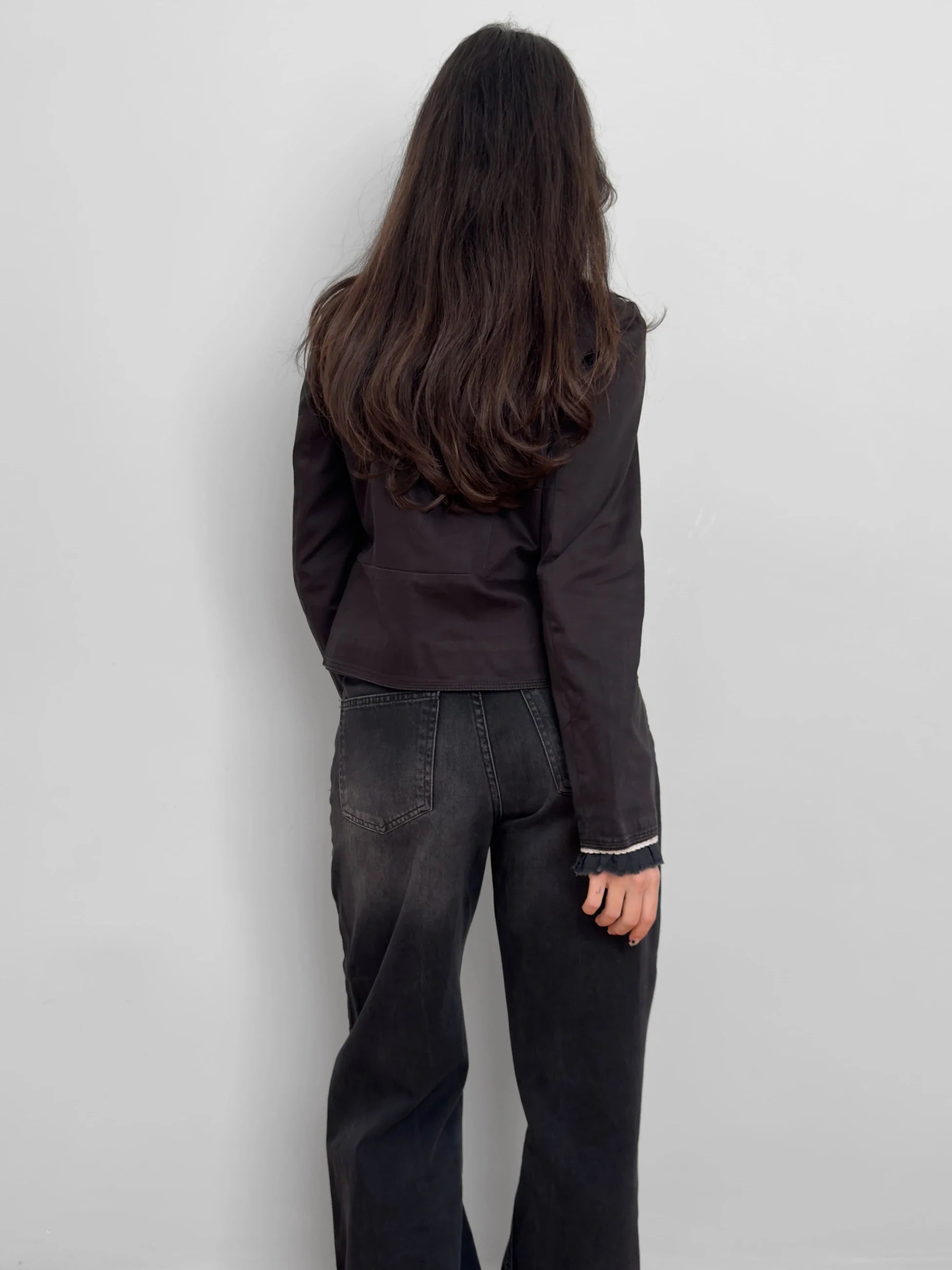 Eyelet-Detailed Jacket
