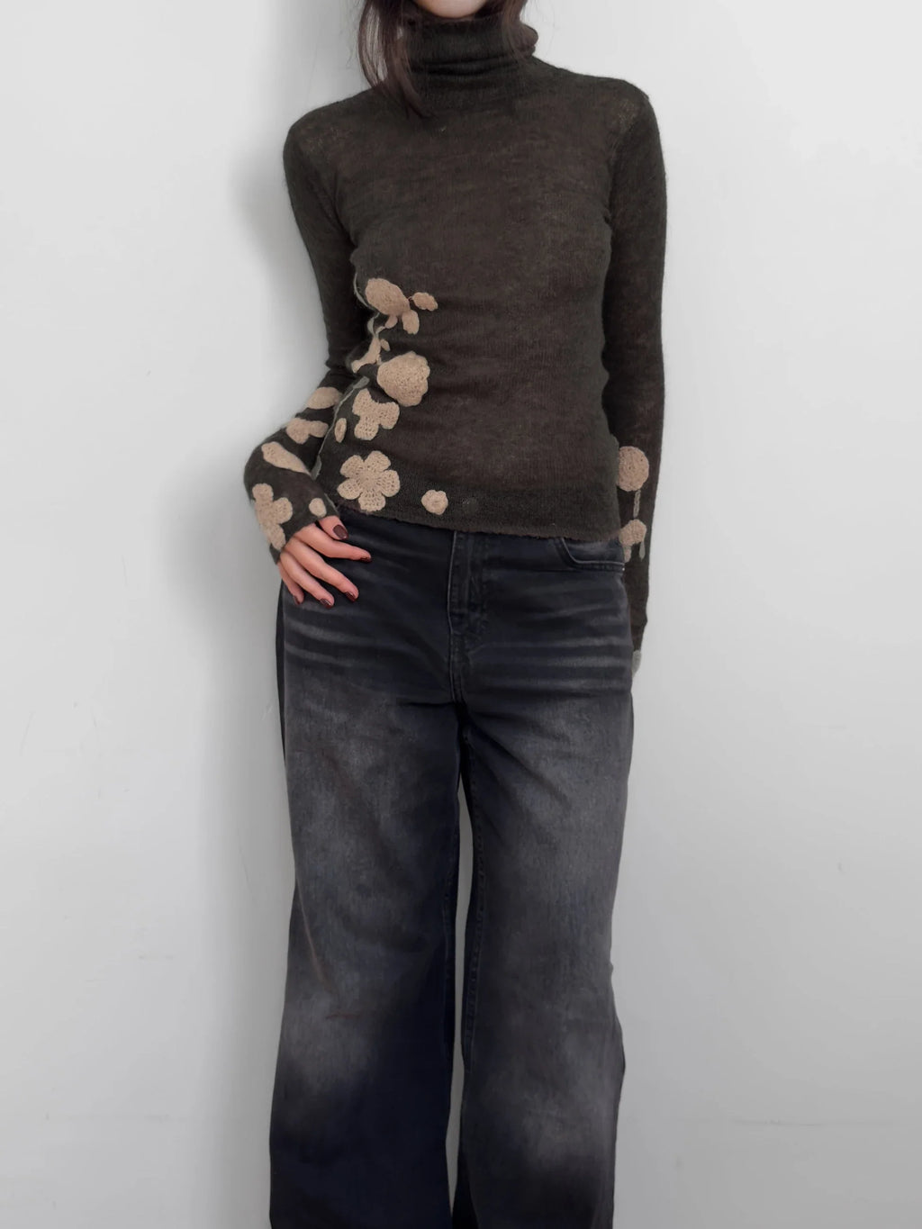 Green Mohair Sweater