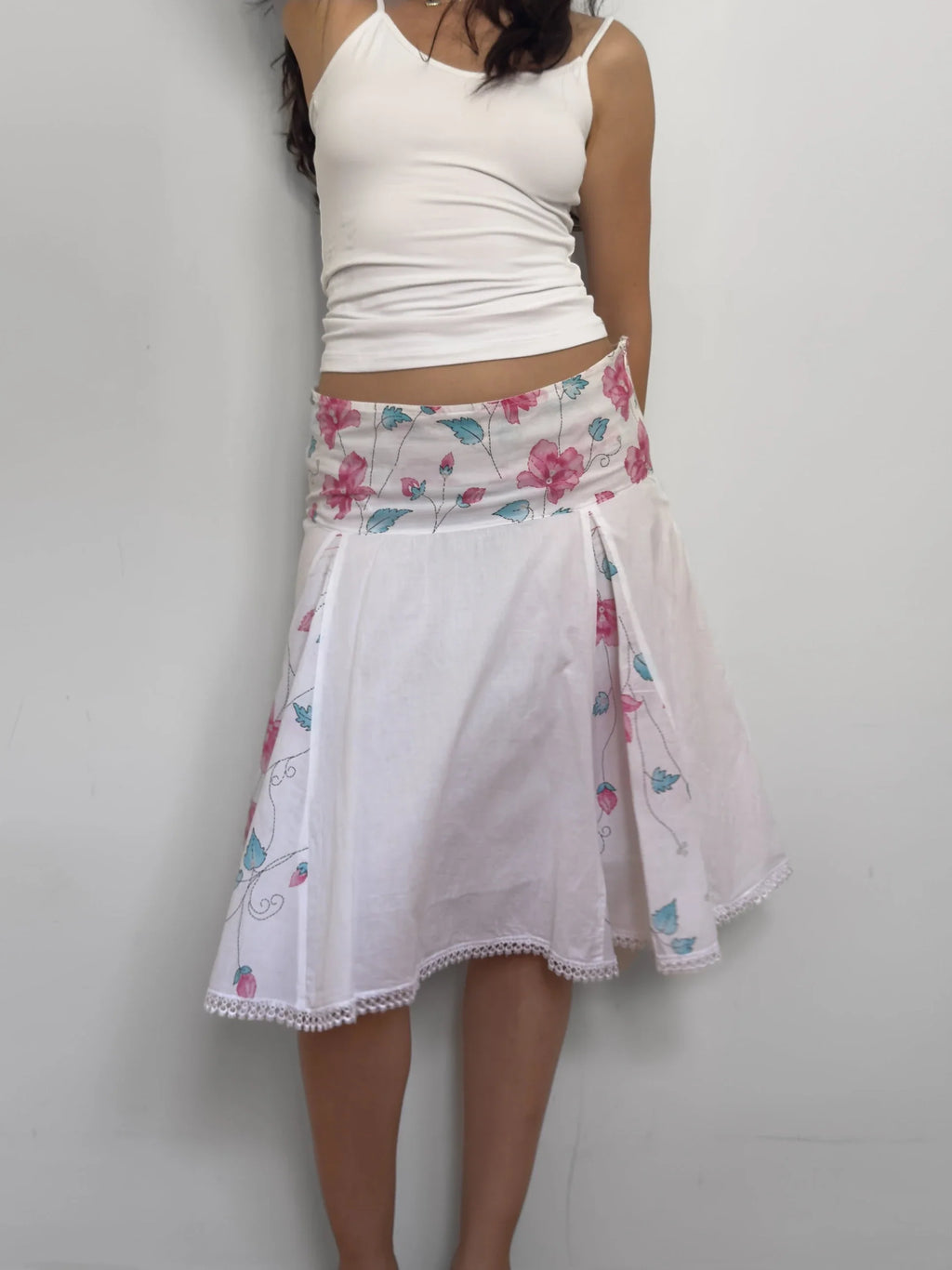 Floral Midi Skirt