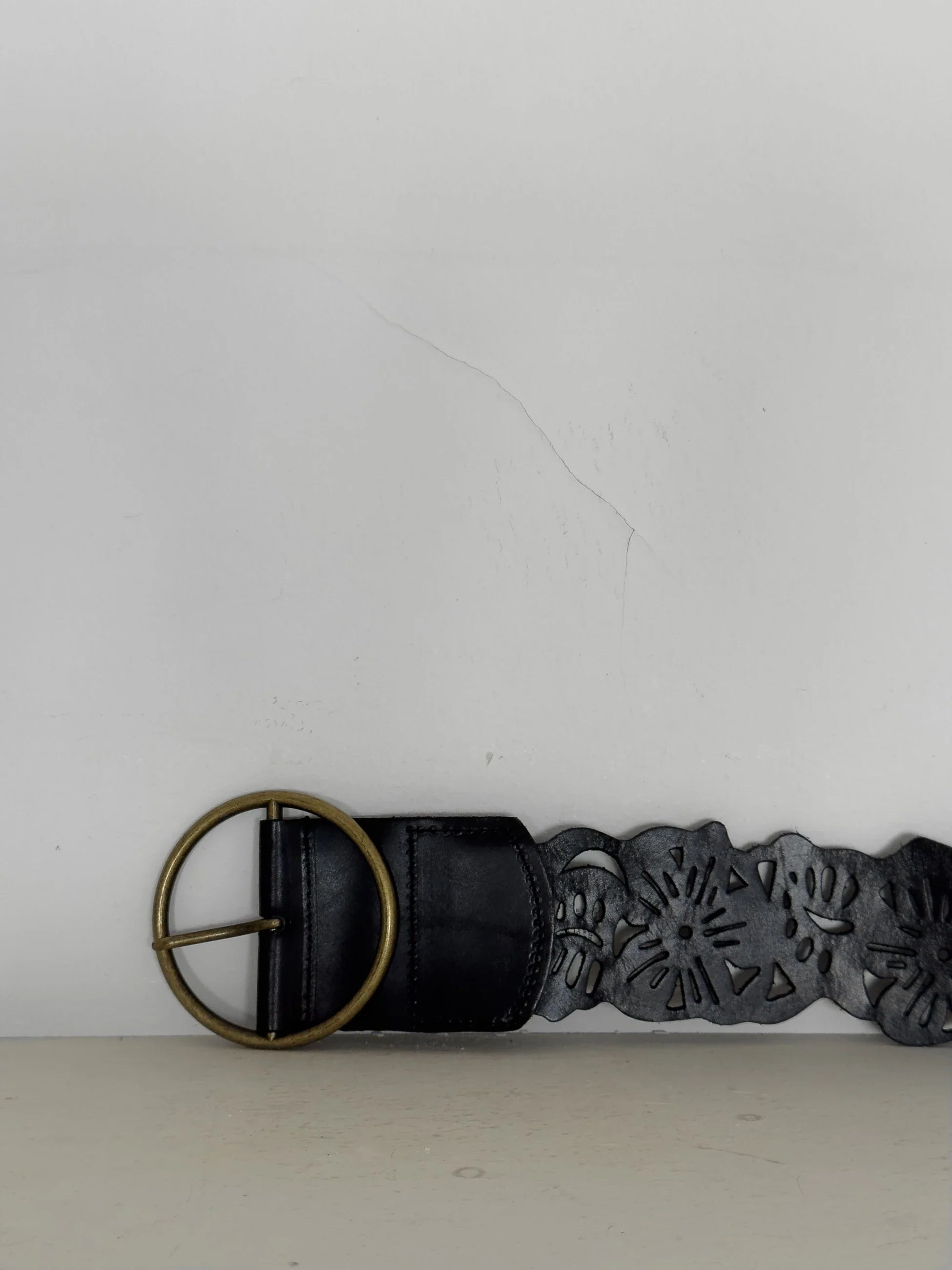 Black Leather Belt