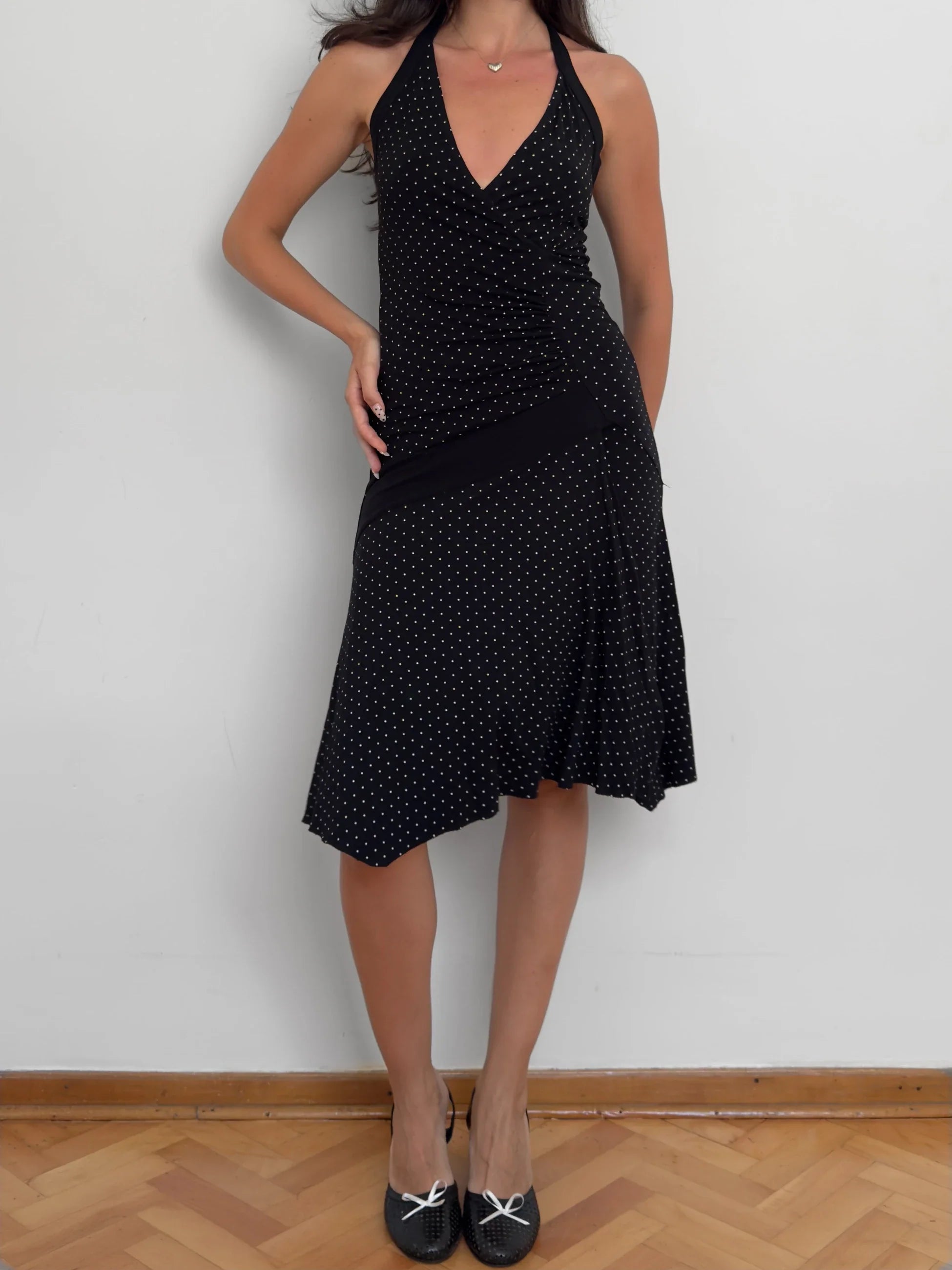 Polka Dot Midi Dress