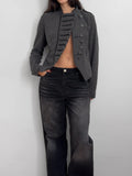 Grey Checked Jacket