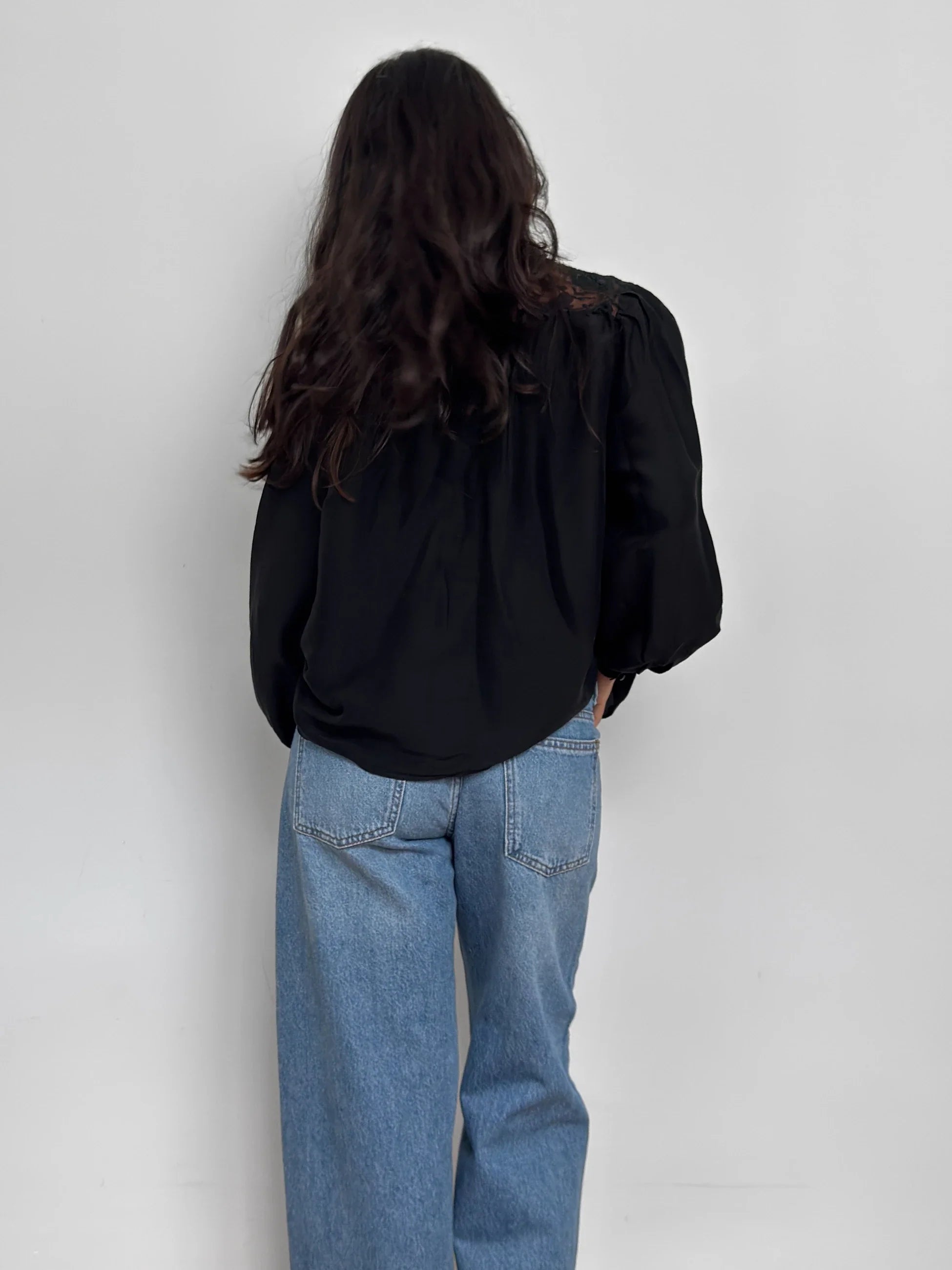 Black Silk Shirt