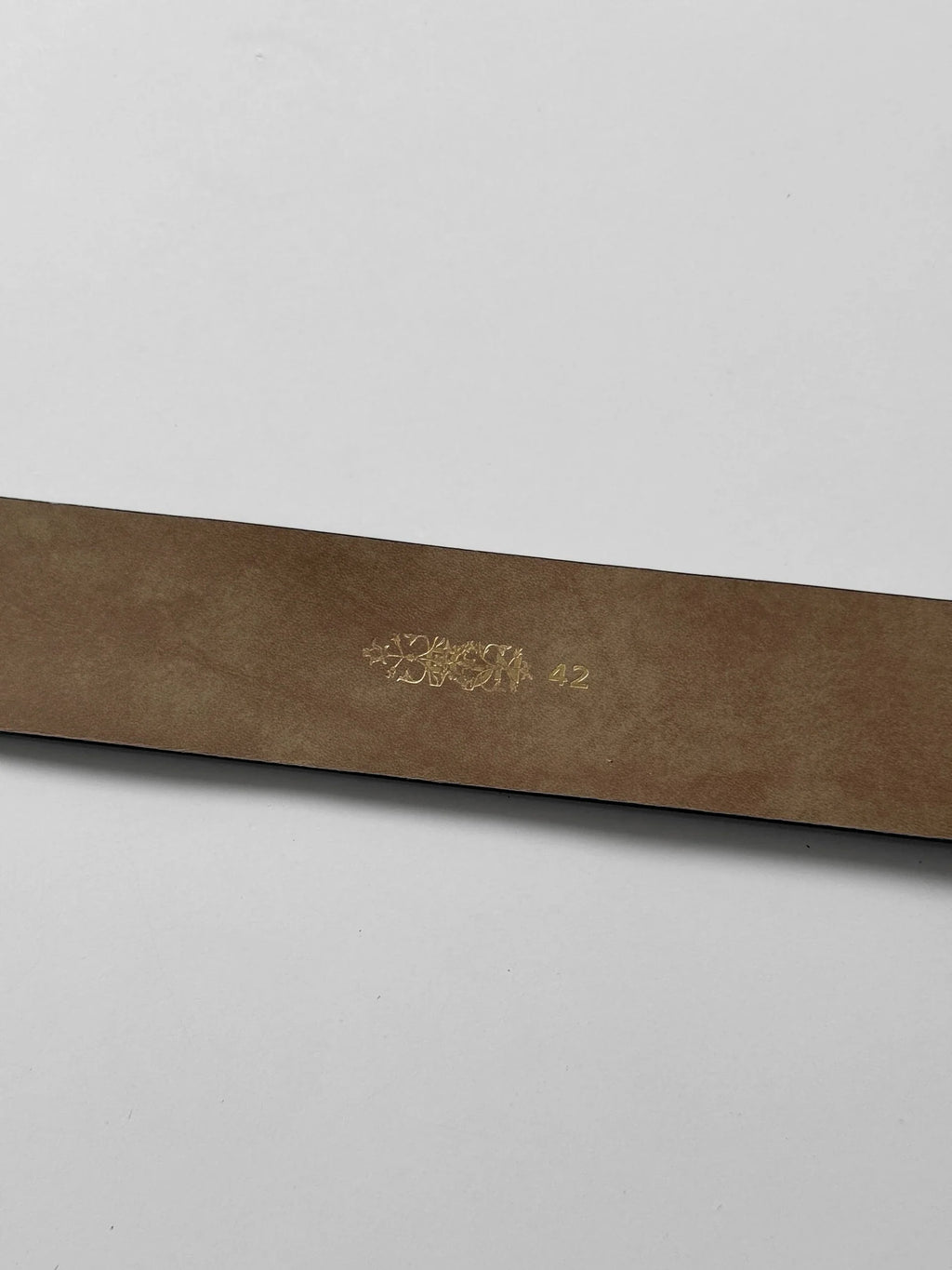 Blue Leather Belt