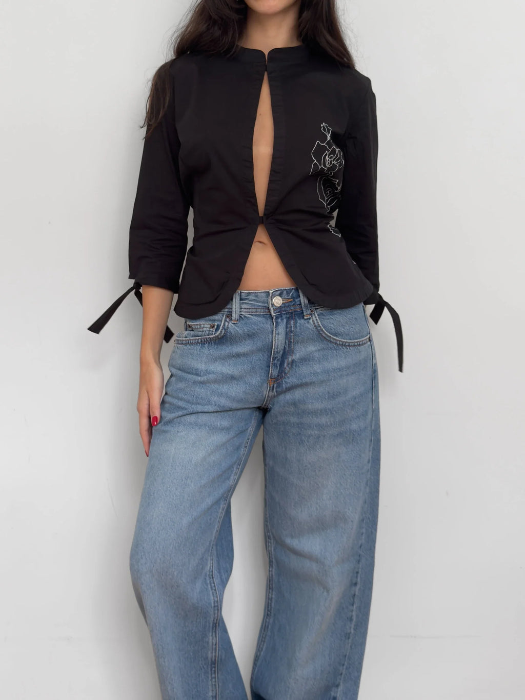 Black Print Shirt