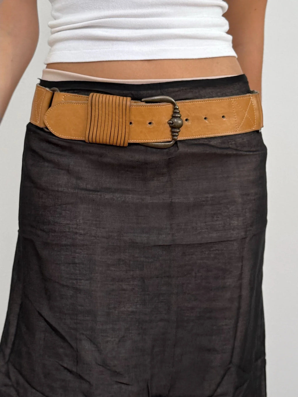 Camel Leather Belt