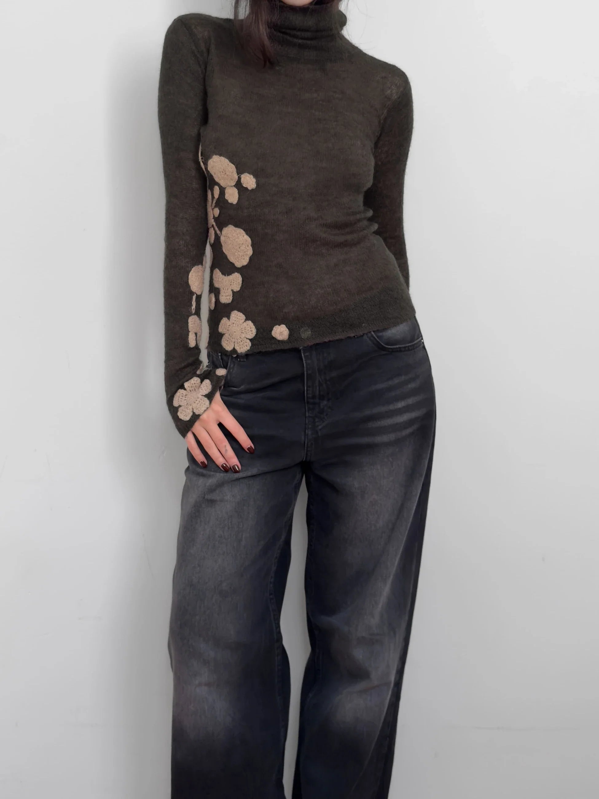 Green Mohair Sweater