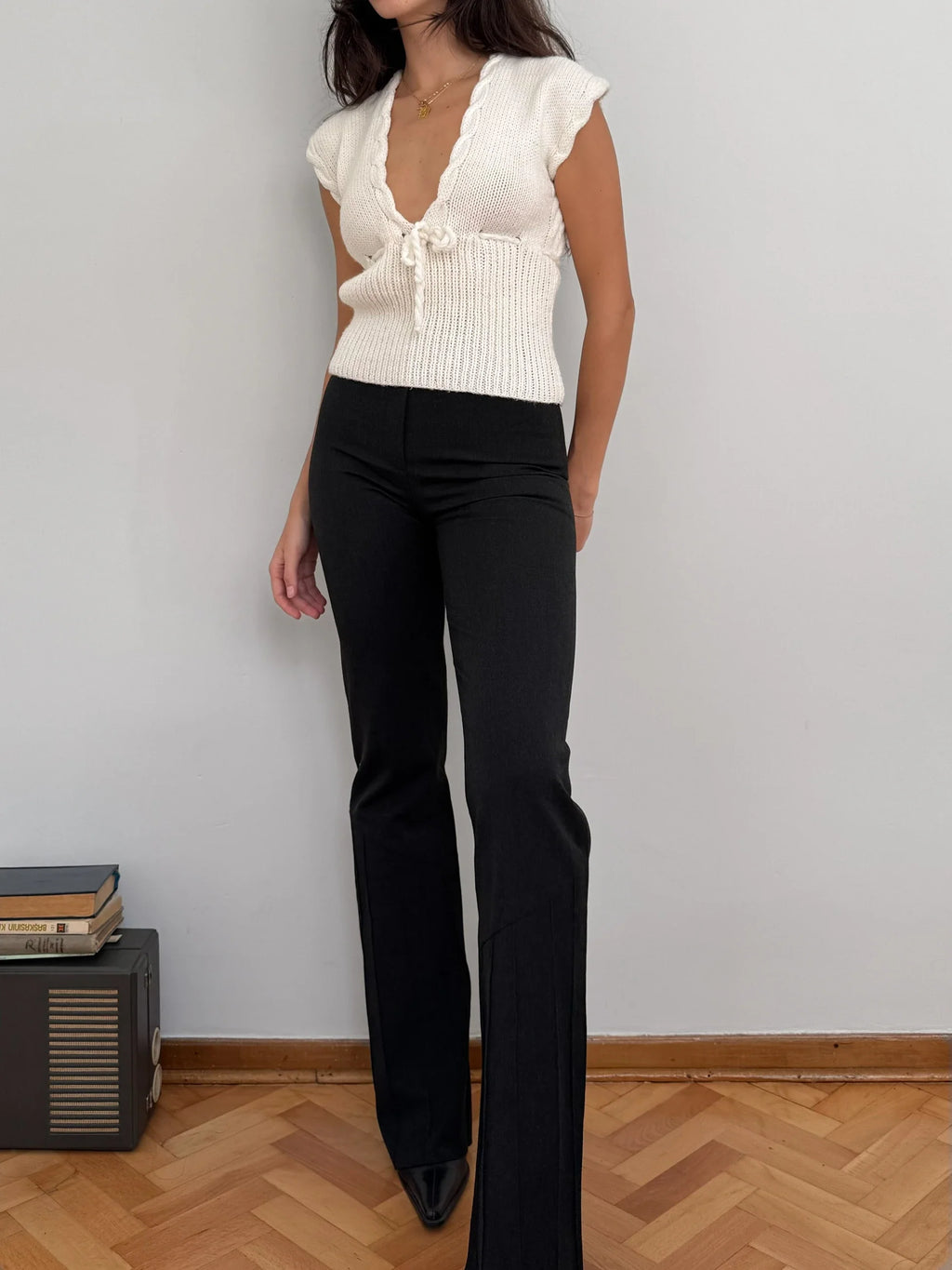White Wool Pullover