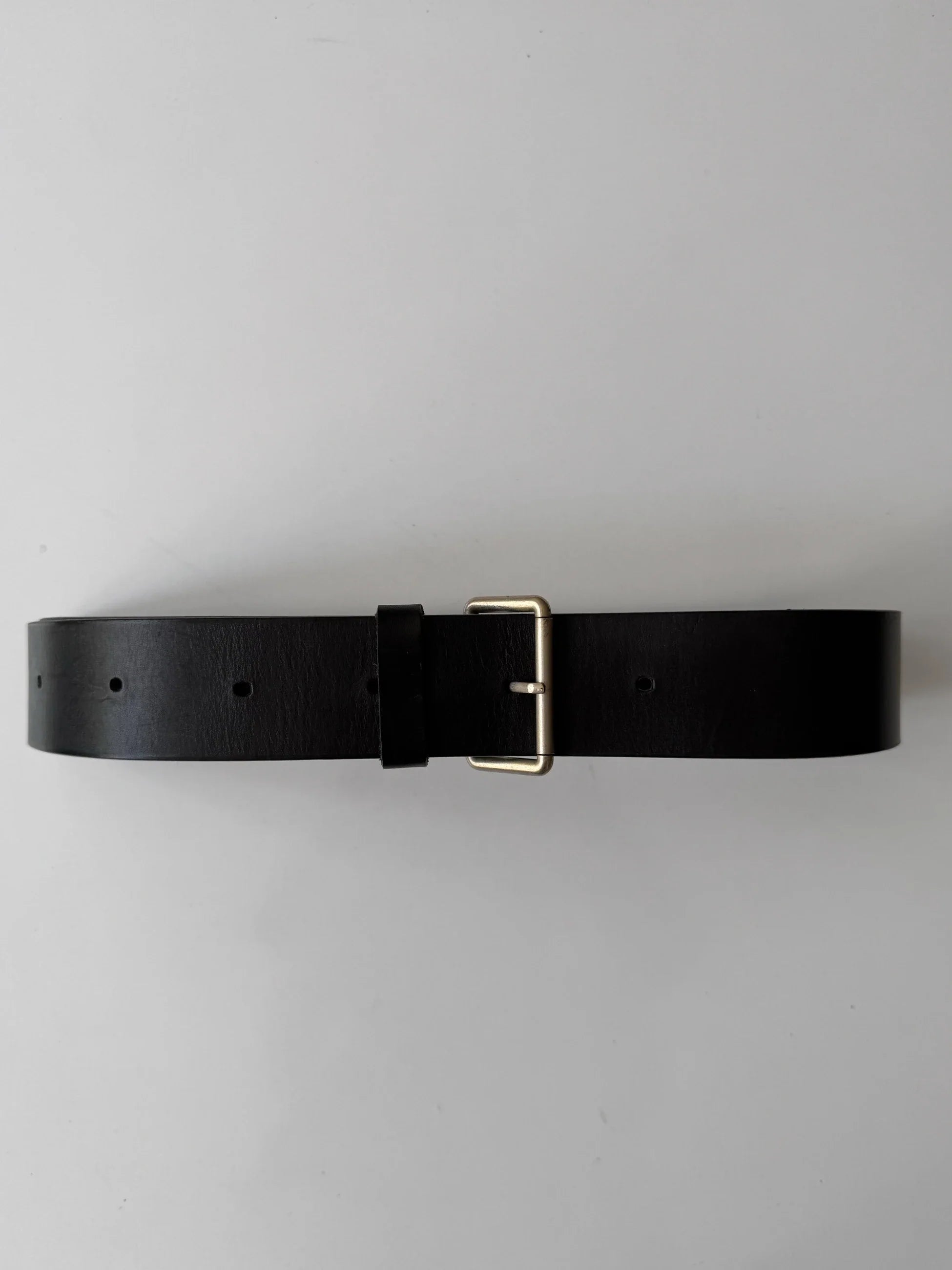 Black Leather Belt