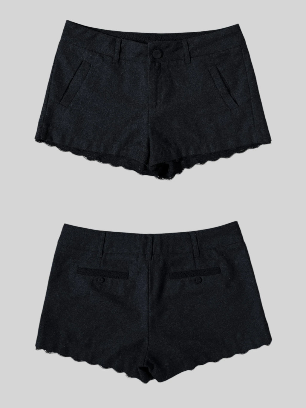 Anthracite Mini Shorts