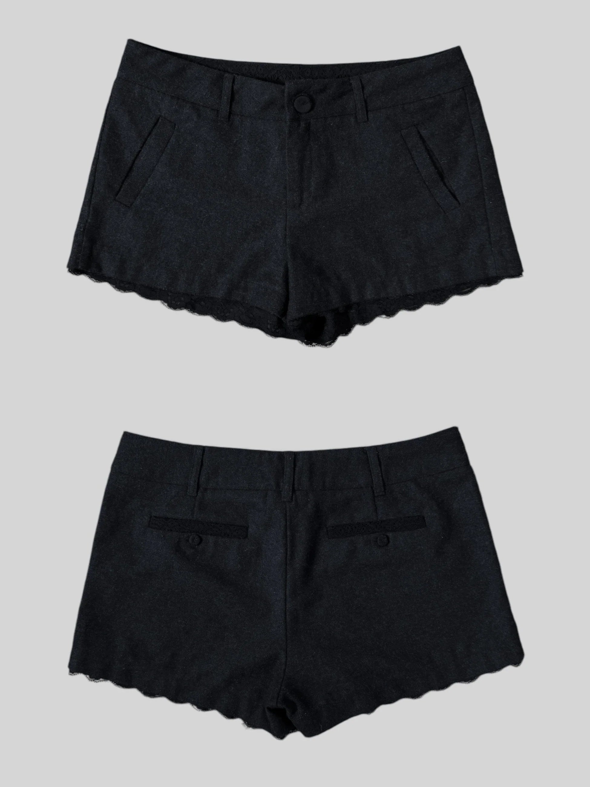 Anthracite Mini Shorts