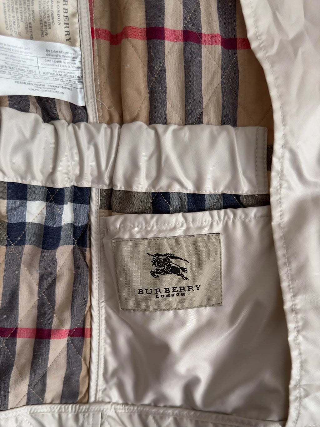 Burberry Utility Coat Cream