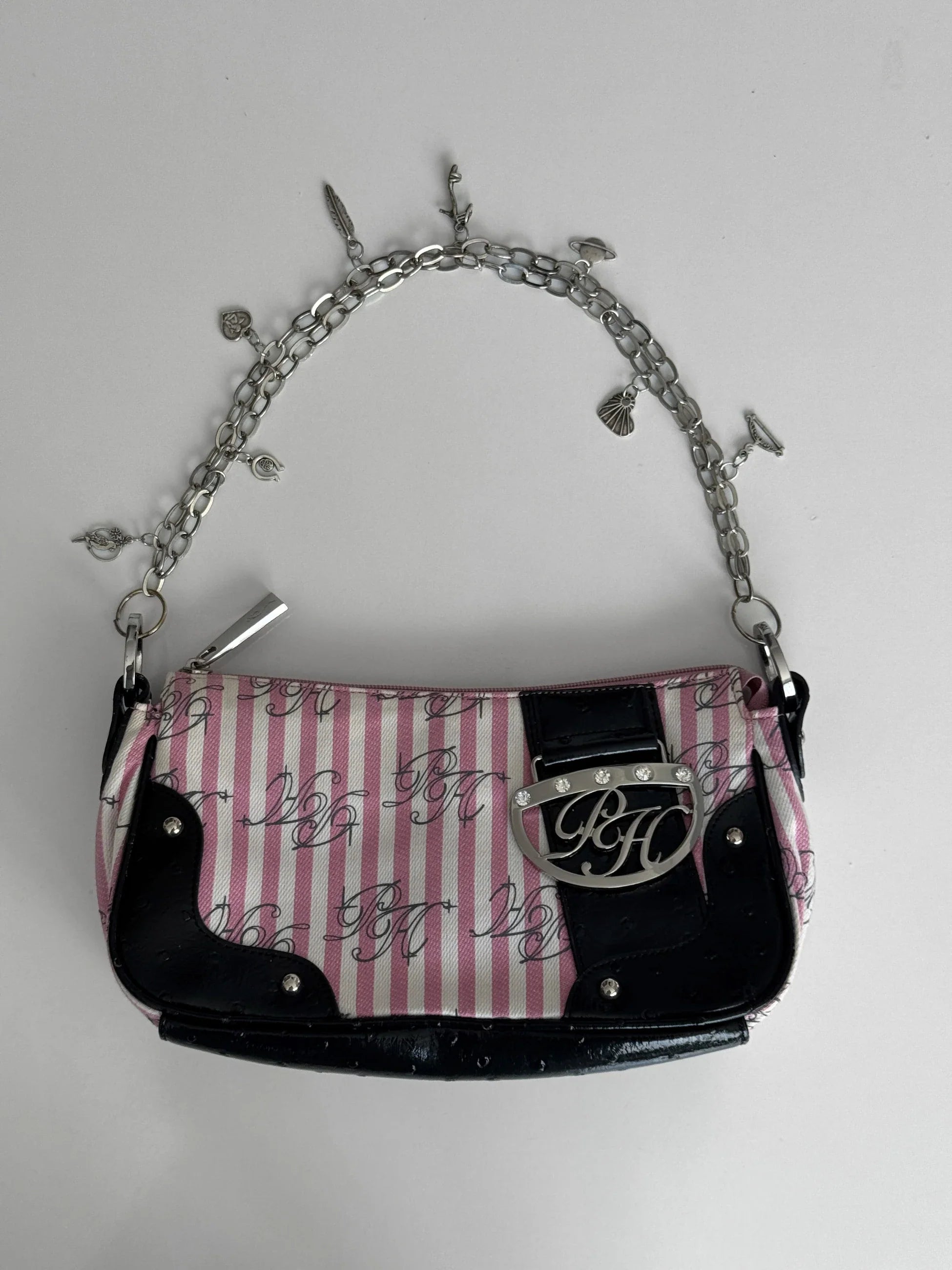 Charm-Detailed Shoulder Bag