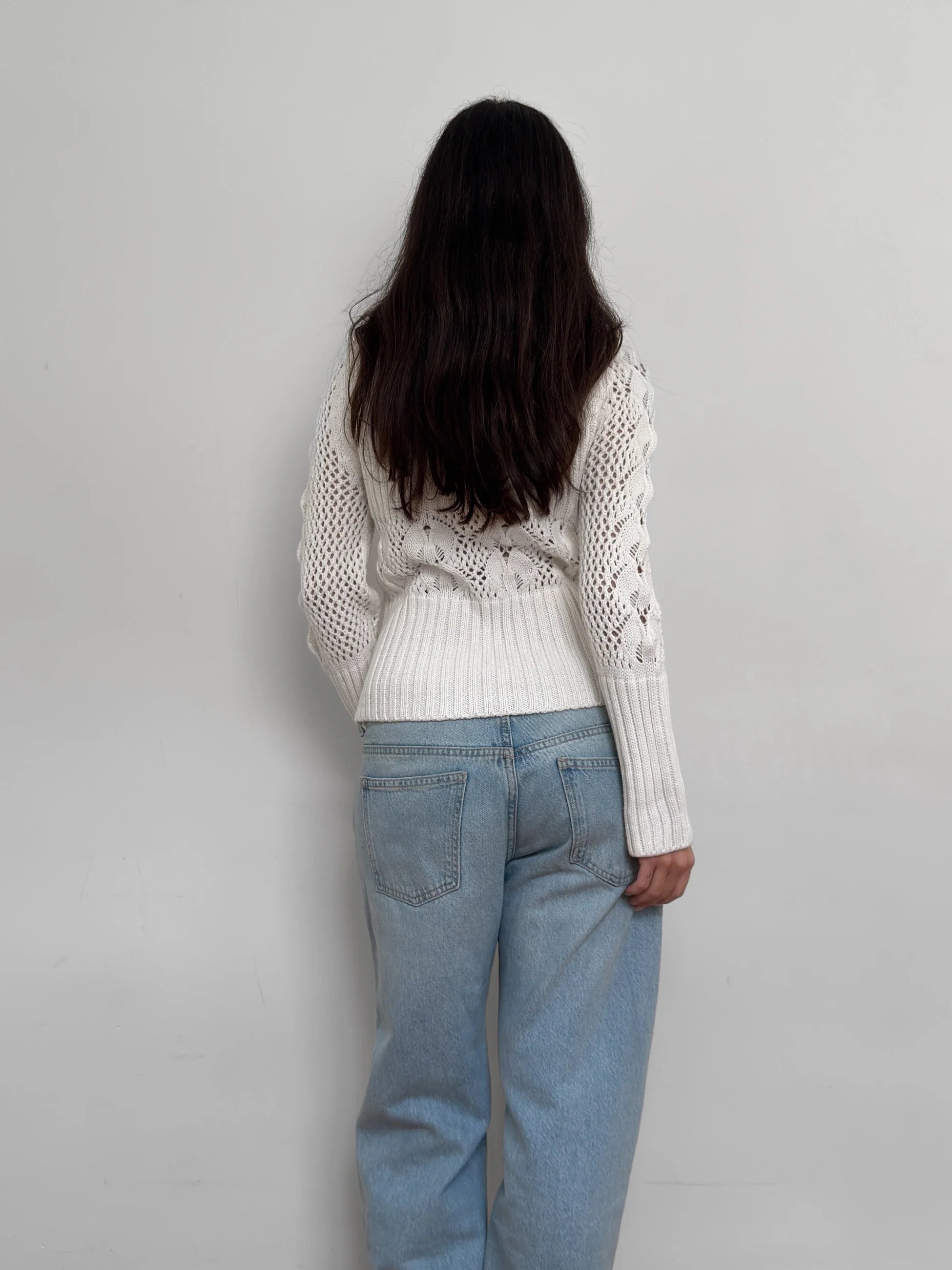 White Wool Sweater