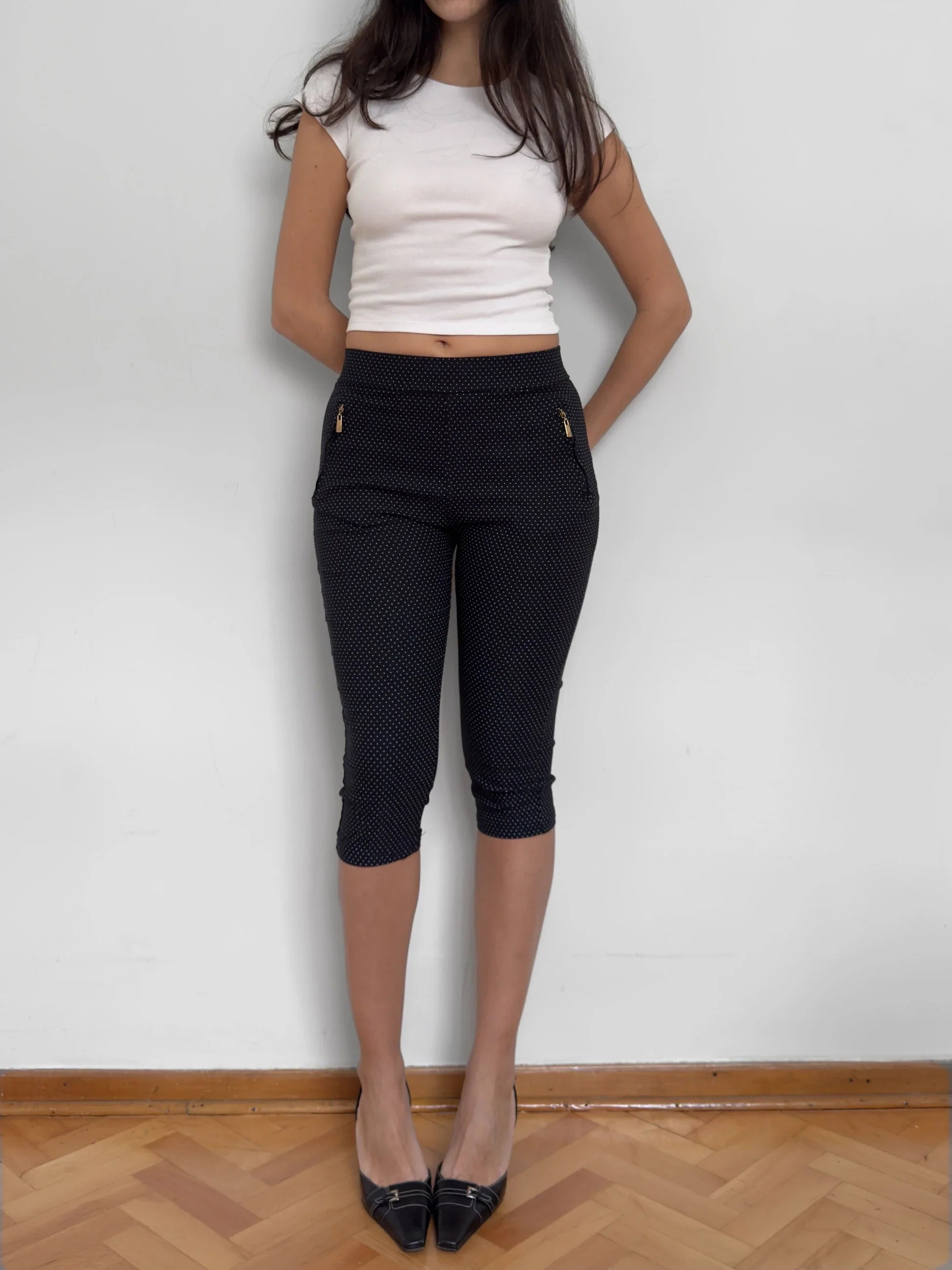 Polka Dot Midi Leggings