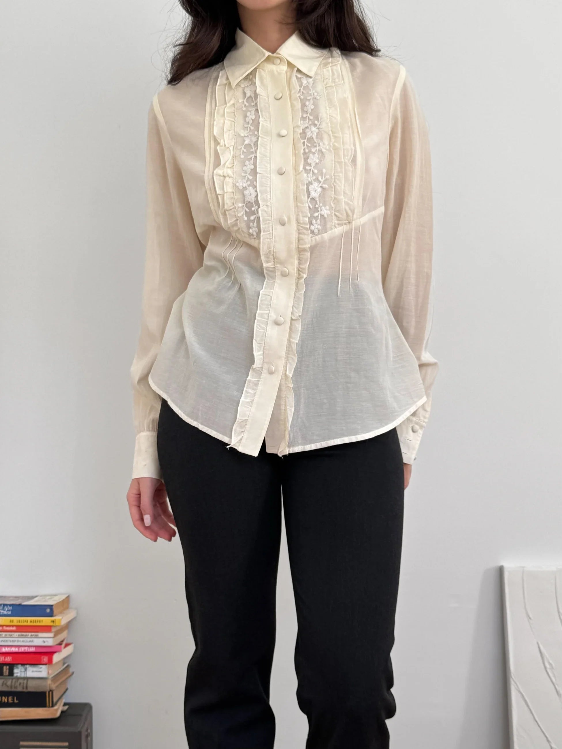 Silk-Cotton Blend Shirt