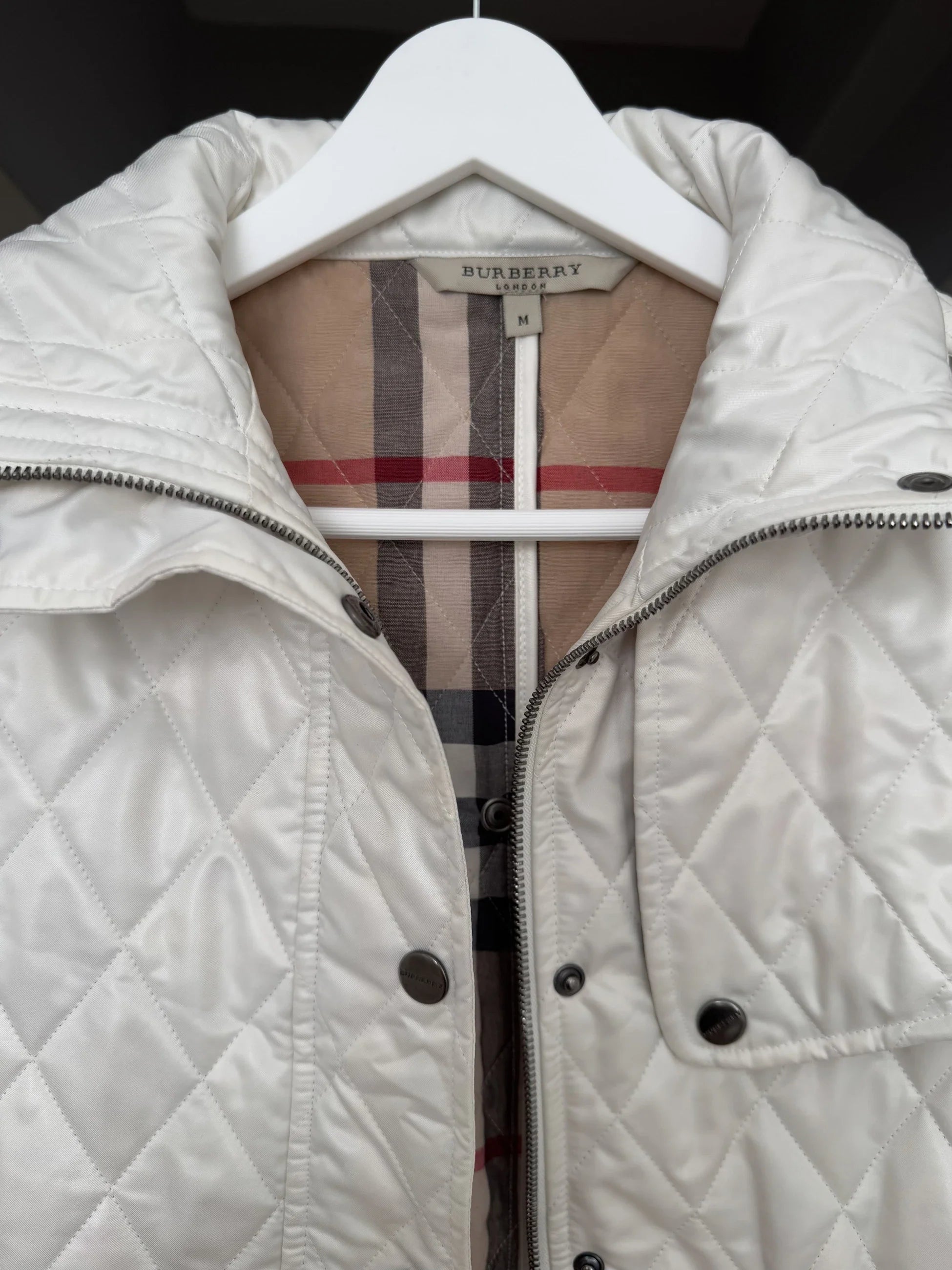 Burberry Utility Coat Ecru