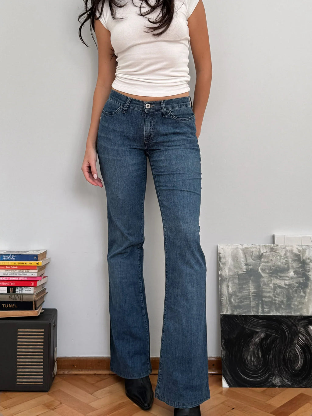 Charm-Detailed Jeans