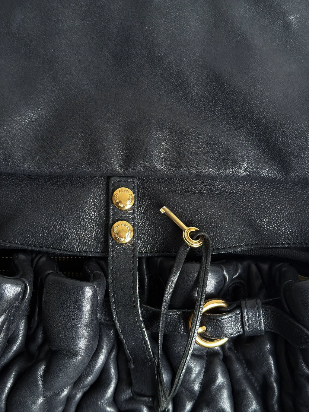Miu Miu Snap Hobo Bag