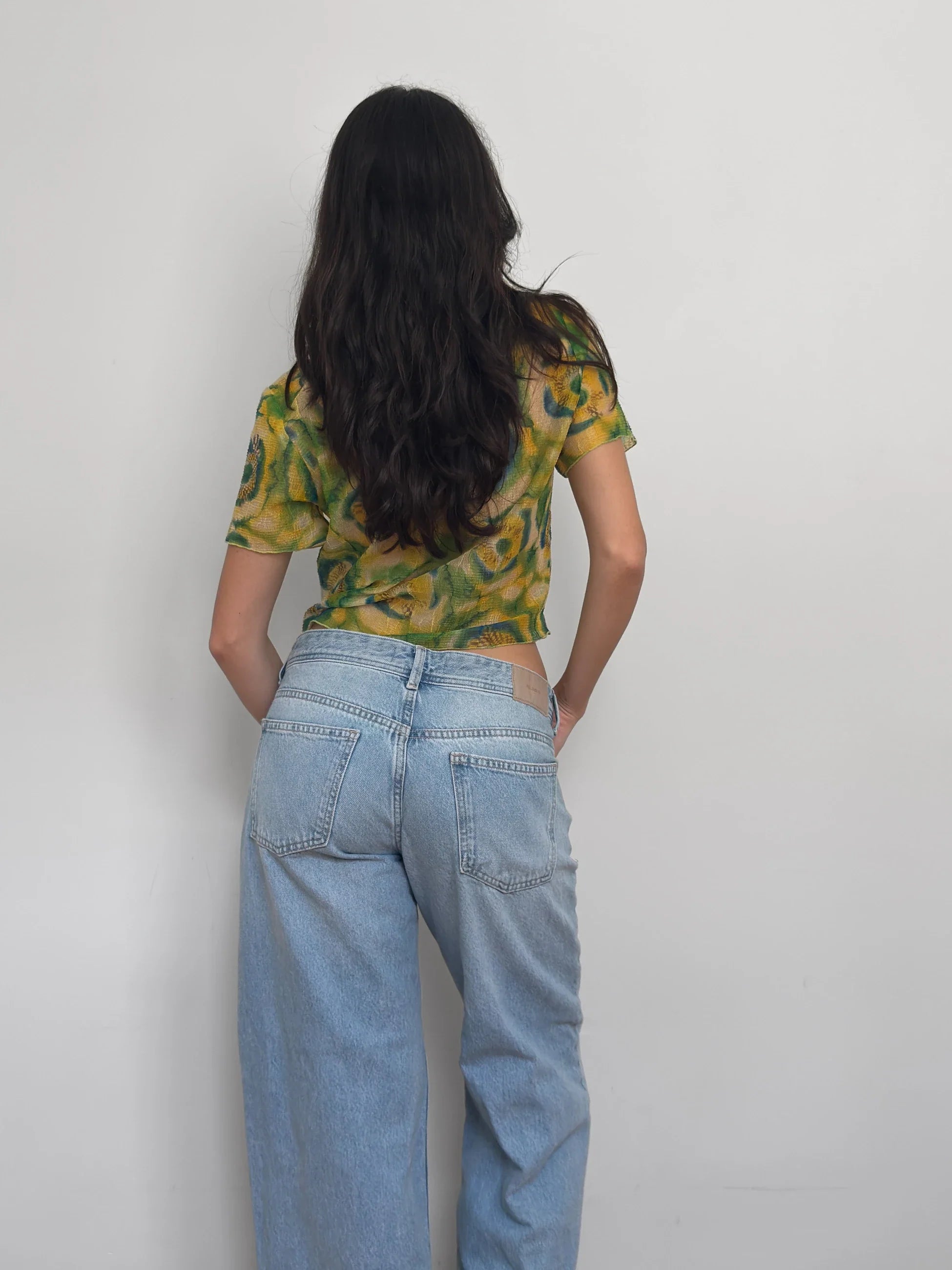 Patterned French Blouse