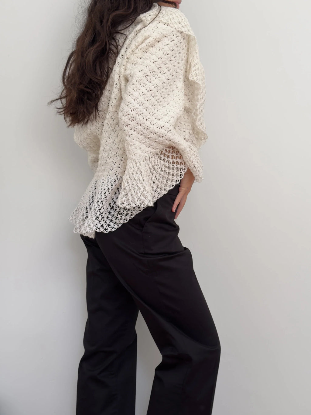 Off-White Knit Cardigan