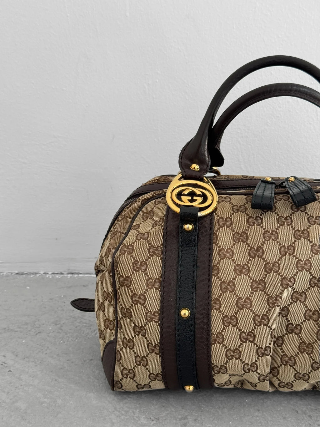 Gucci GG Canvas Boston Bag