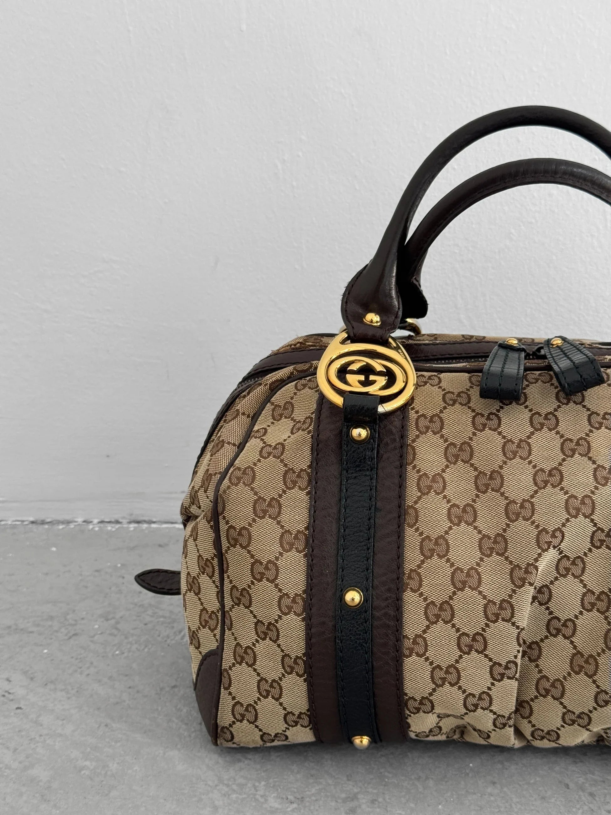 Gucci GG Canvas Boston Bag