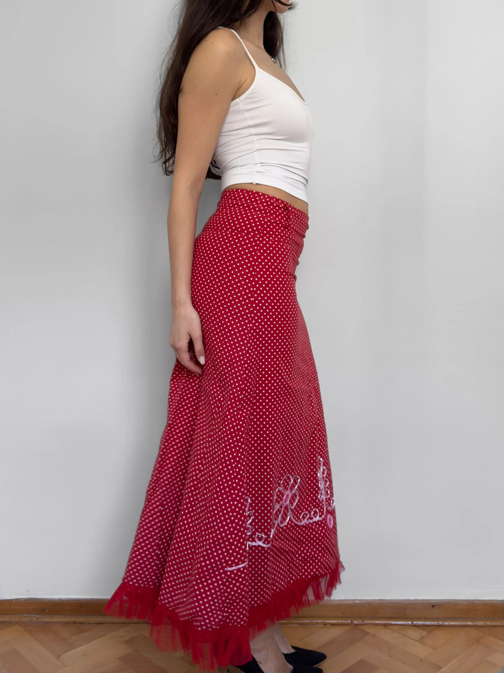 Red Polka Dot Skirt