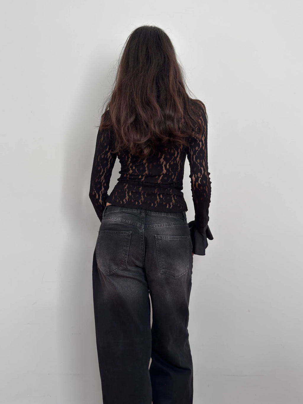 Black Lace Shirt