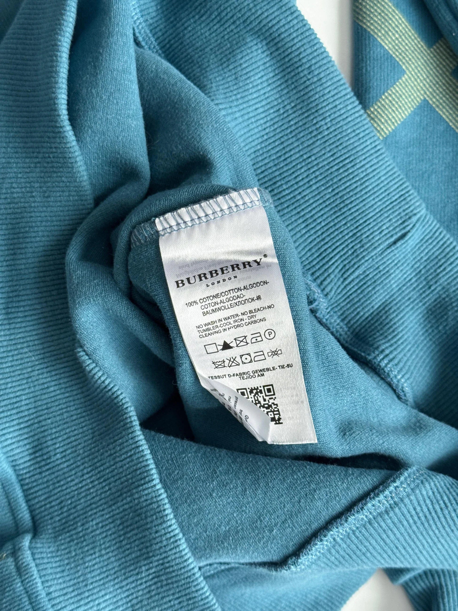 Blue Burberry Sweater
