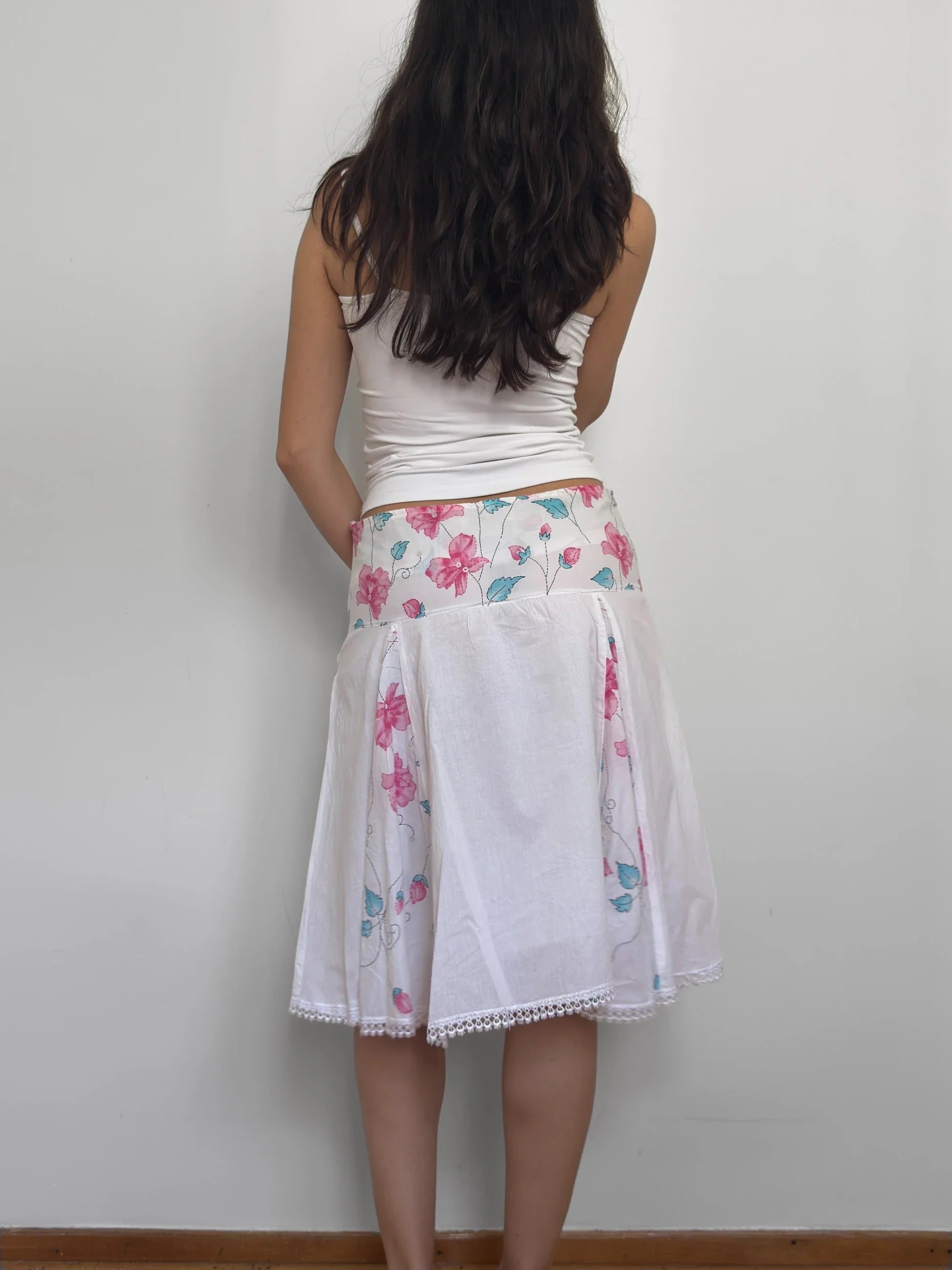 Floral Midi Skirt