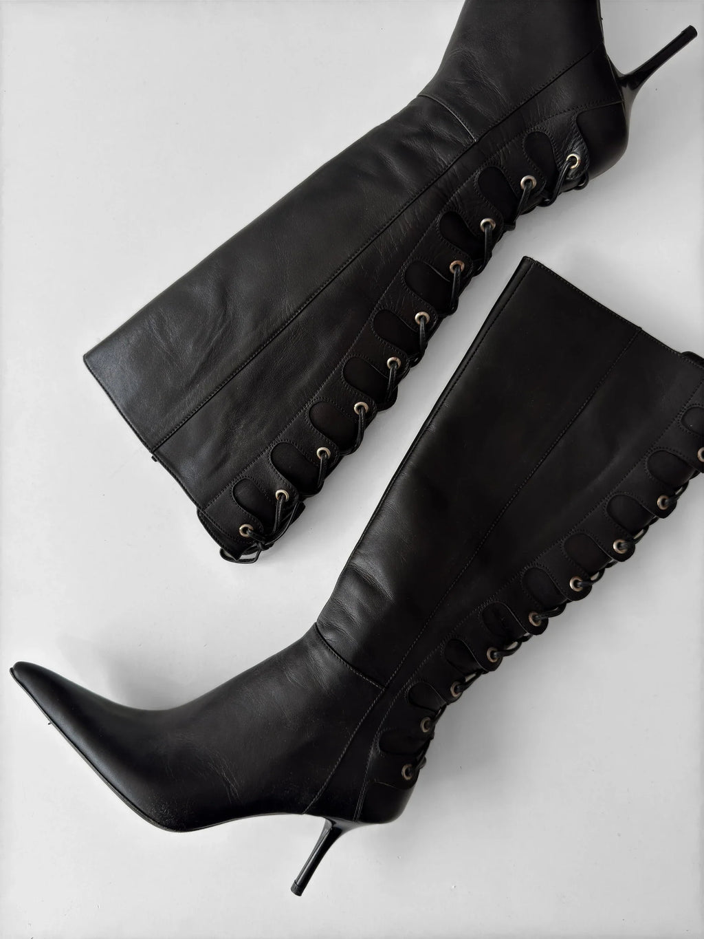Heels Leather Boots