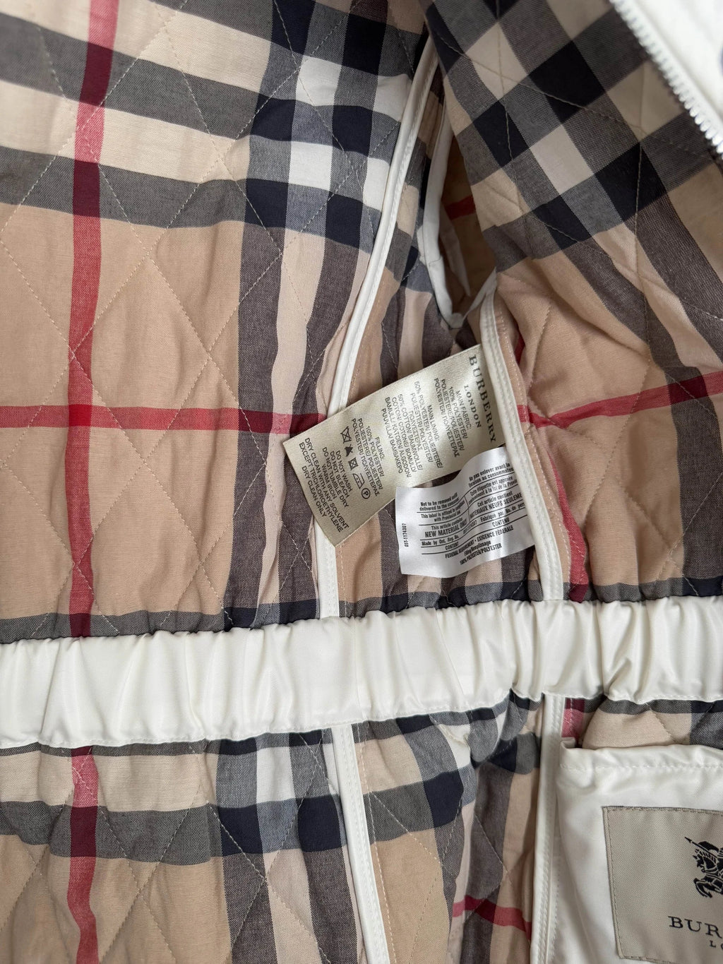 Burberry Utility Coat Ecru