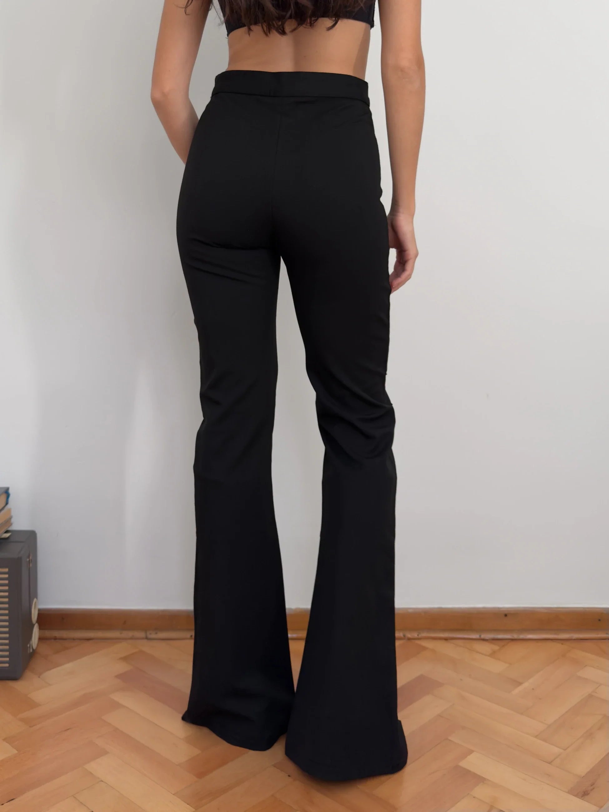 Hem-Detailed Trousers