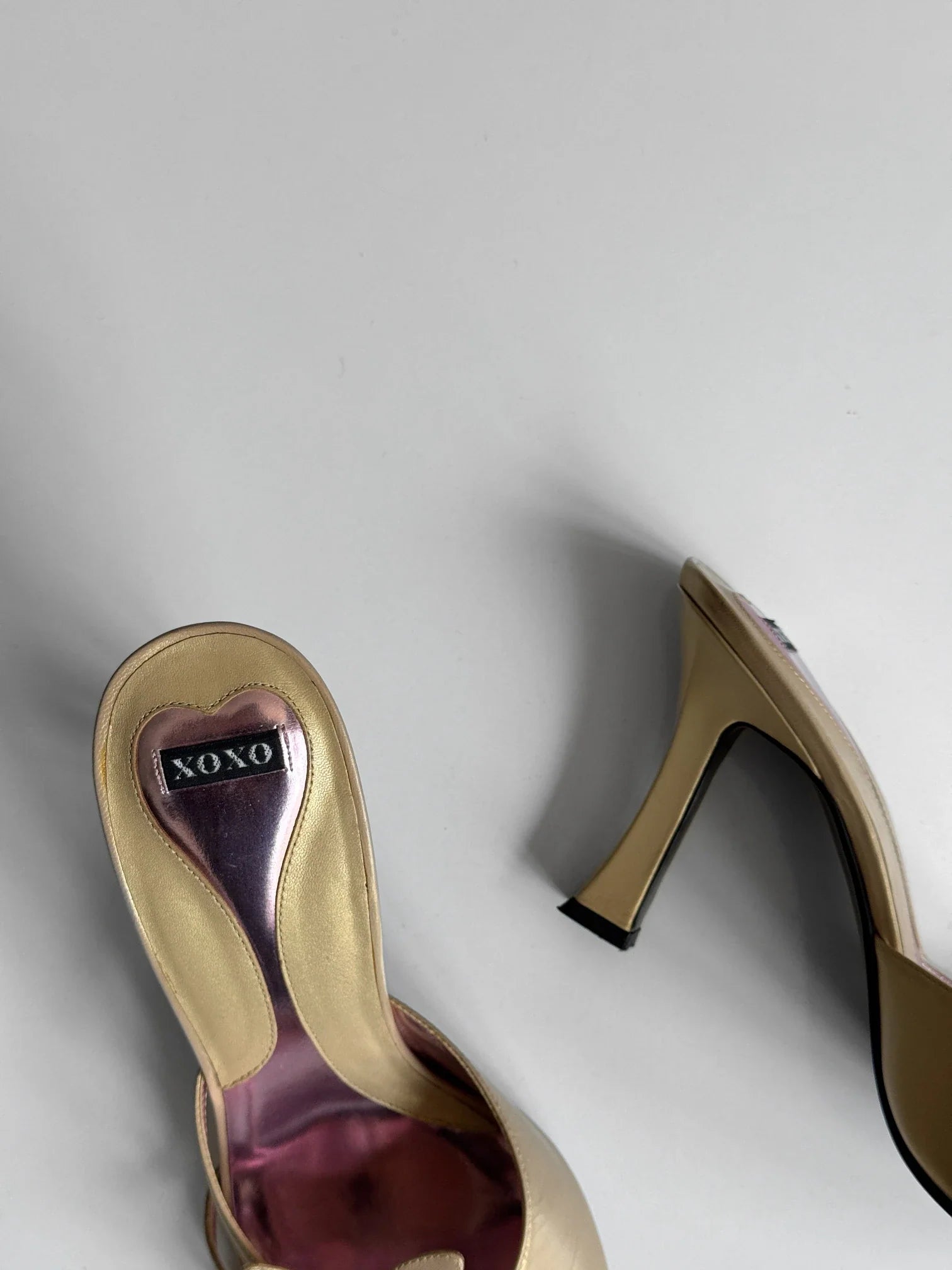 Butterfly Heeled Mules