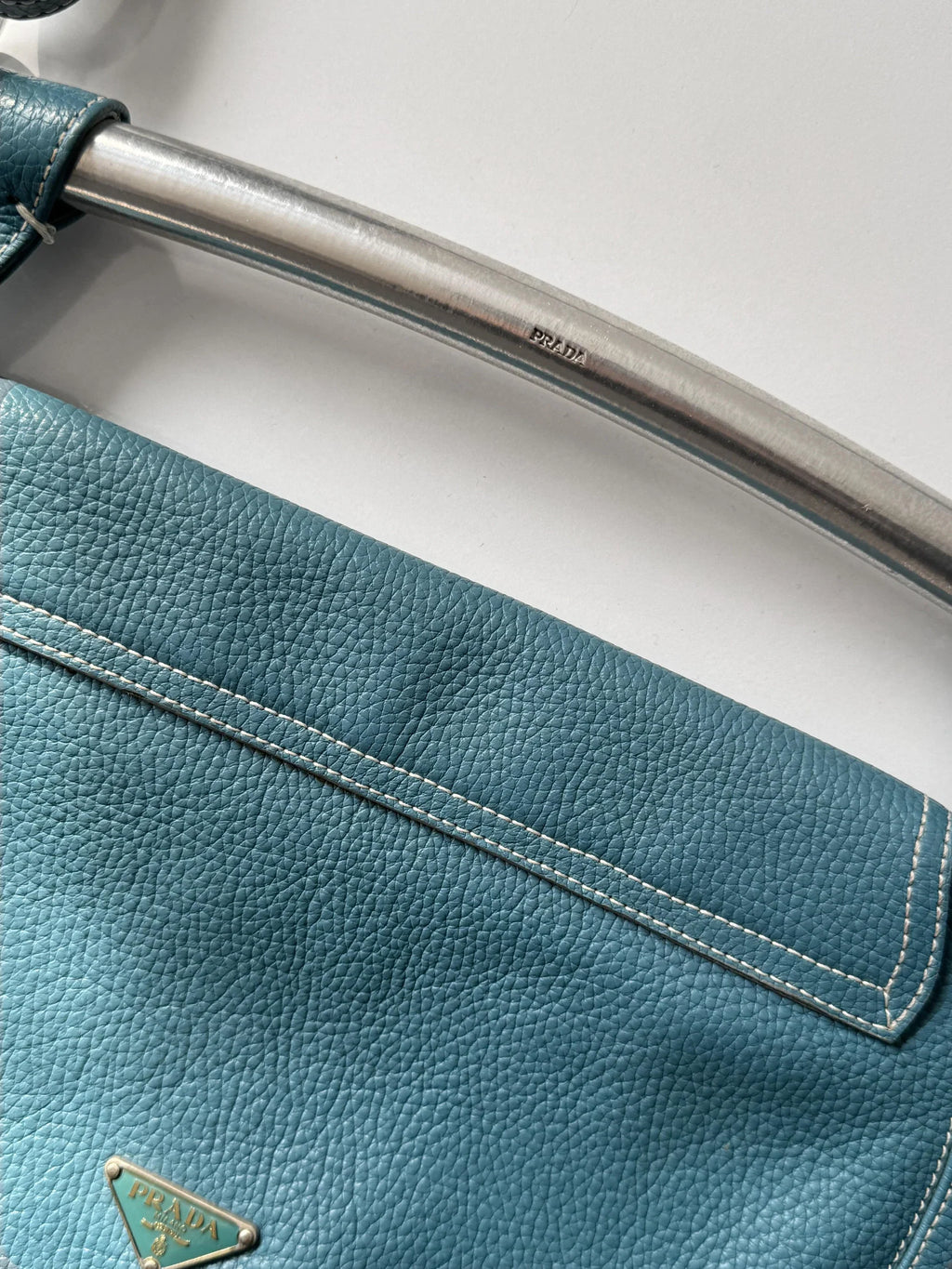Blue Prada Bag