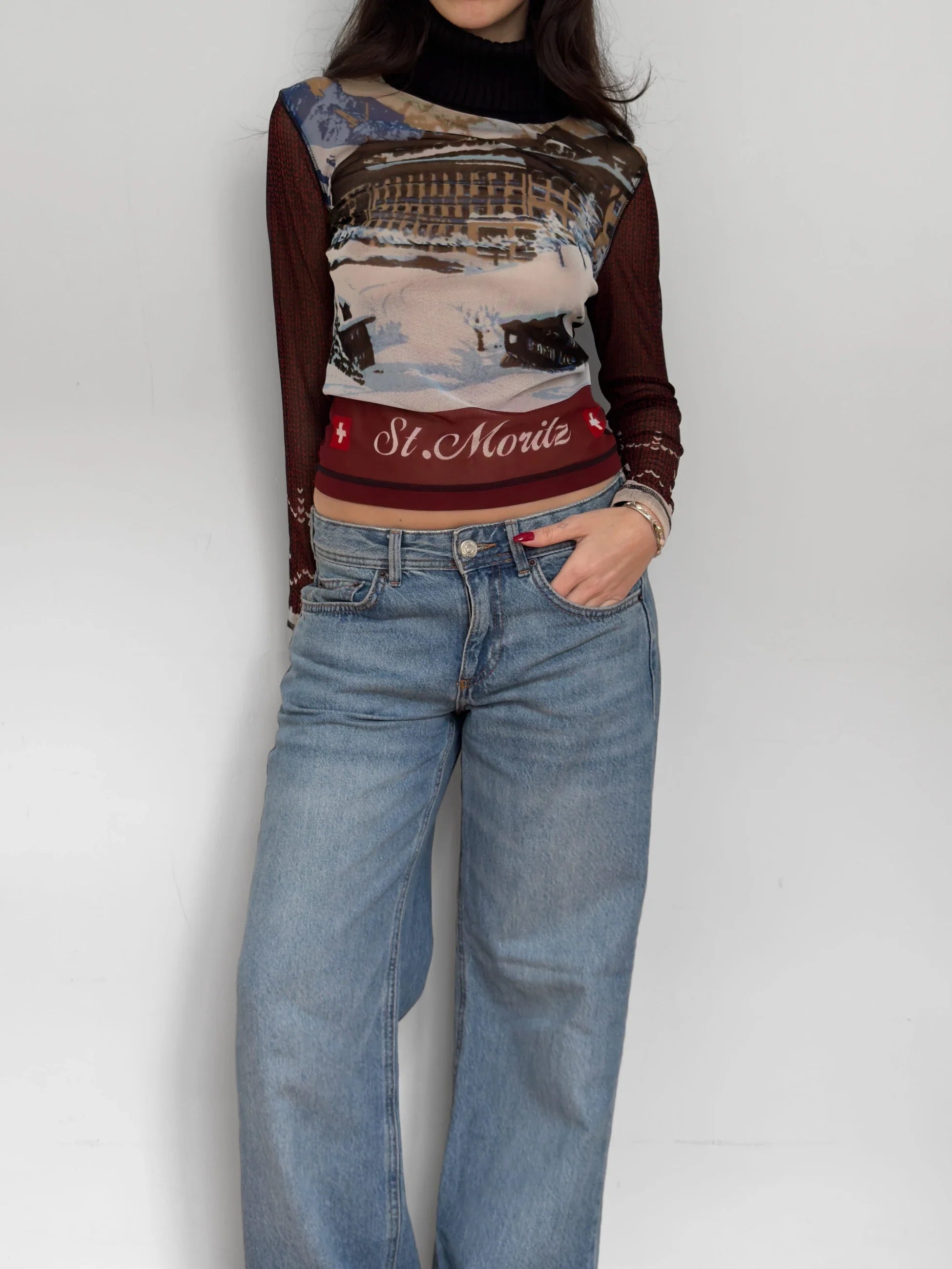 S. Oliver Tulle Sweater