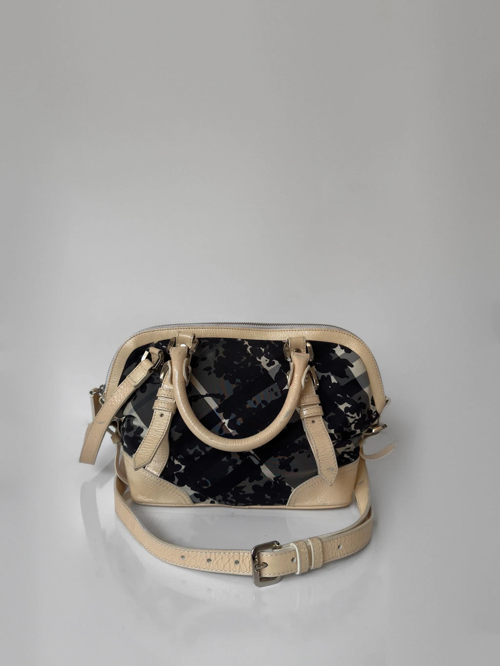 Burberry Floral Beat Check Bag