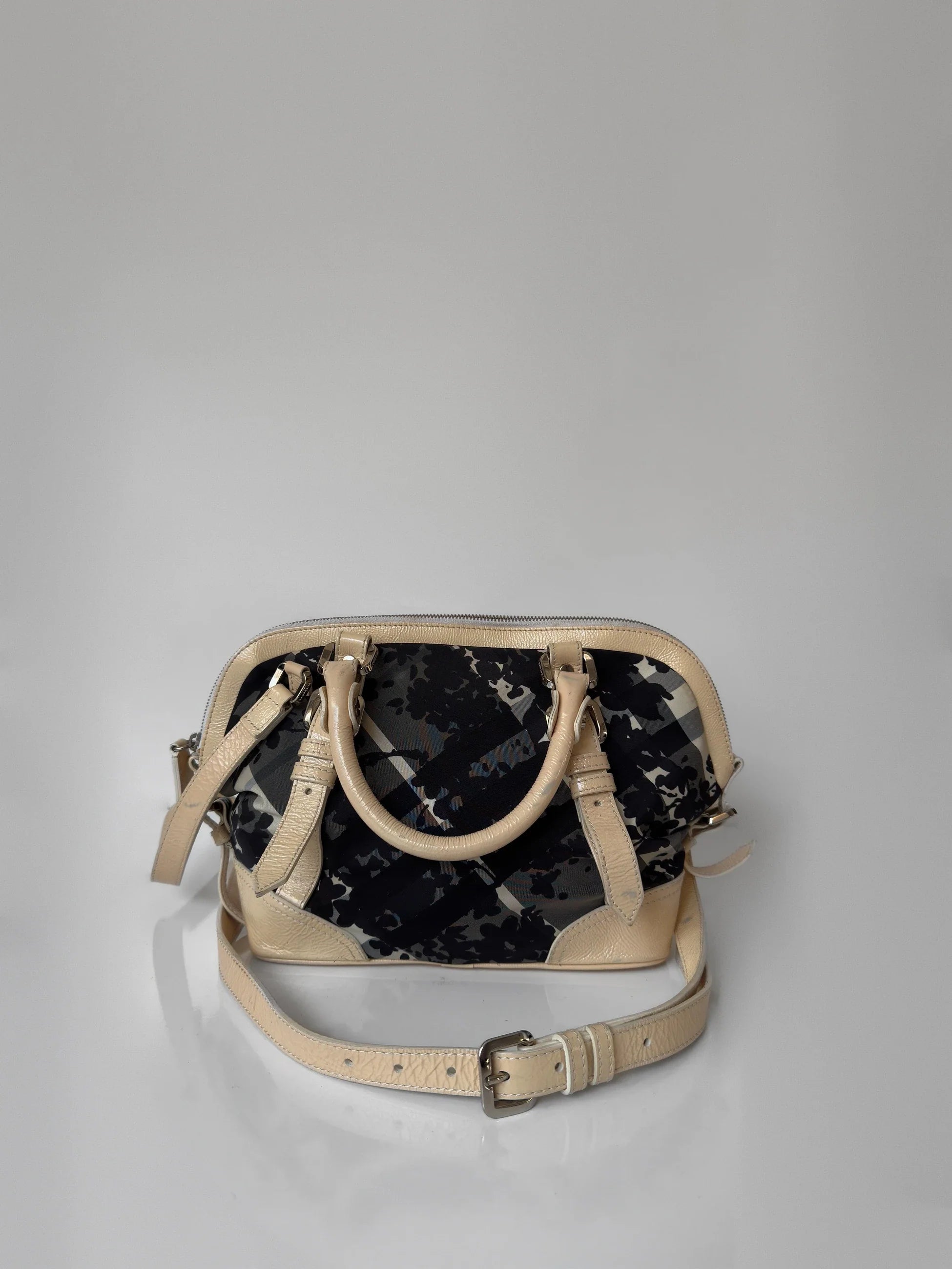 Burberry Floral Beat Check Bag