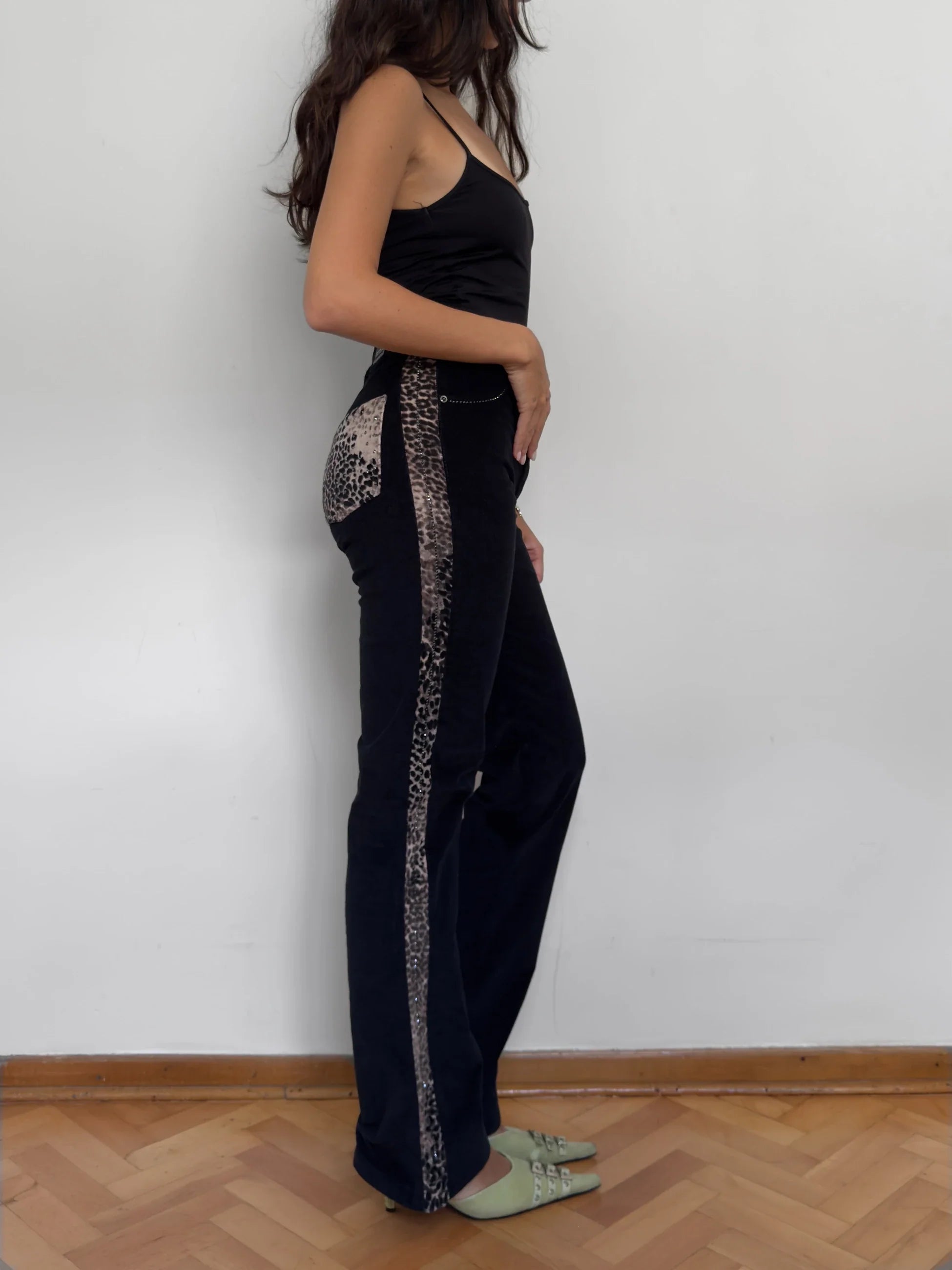 Red Apple Velvet Trousers