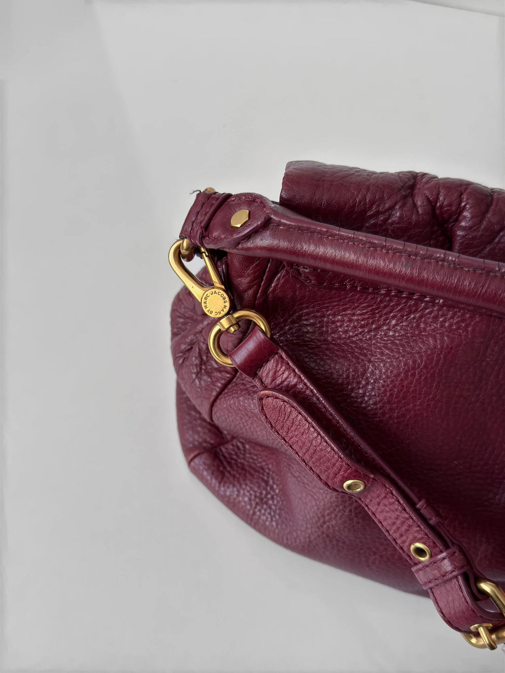 Marc Jacobs Burgundy Leather Bag