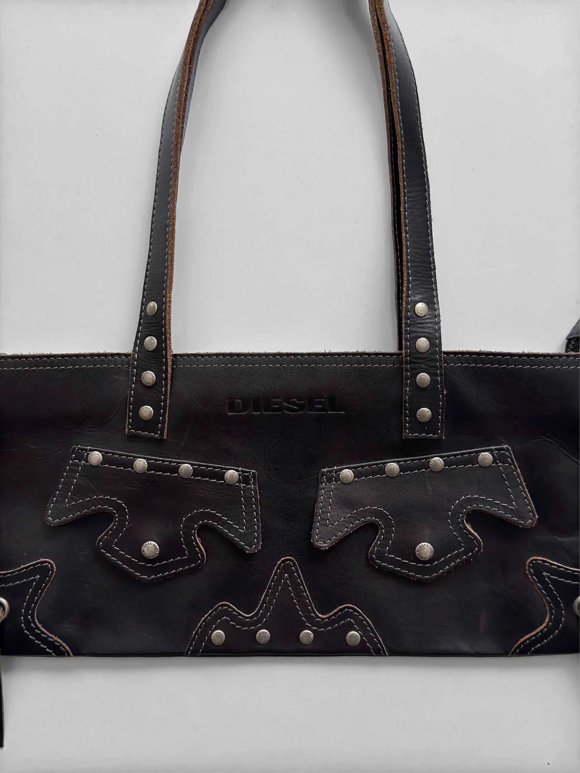 Diesel Leather Clutch Bag