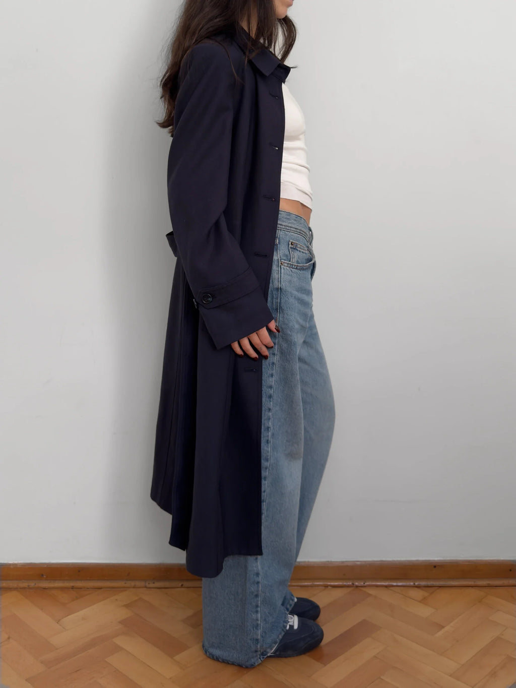 Navy Trench Coat