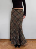 Wool Blend Maxi Skirt