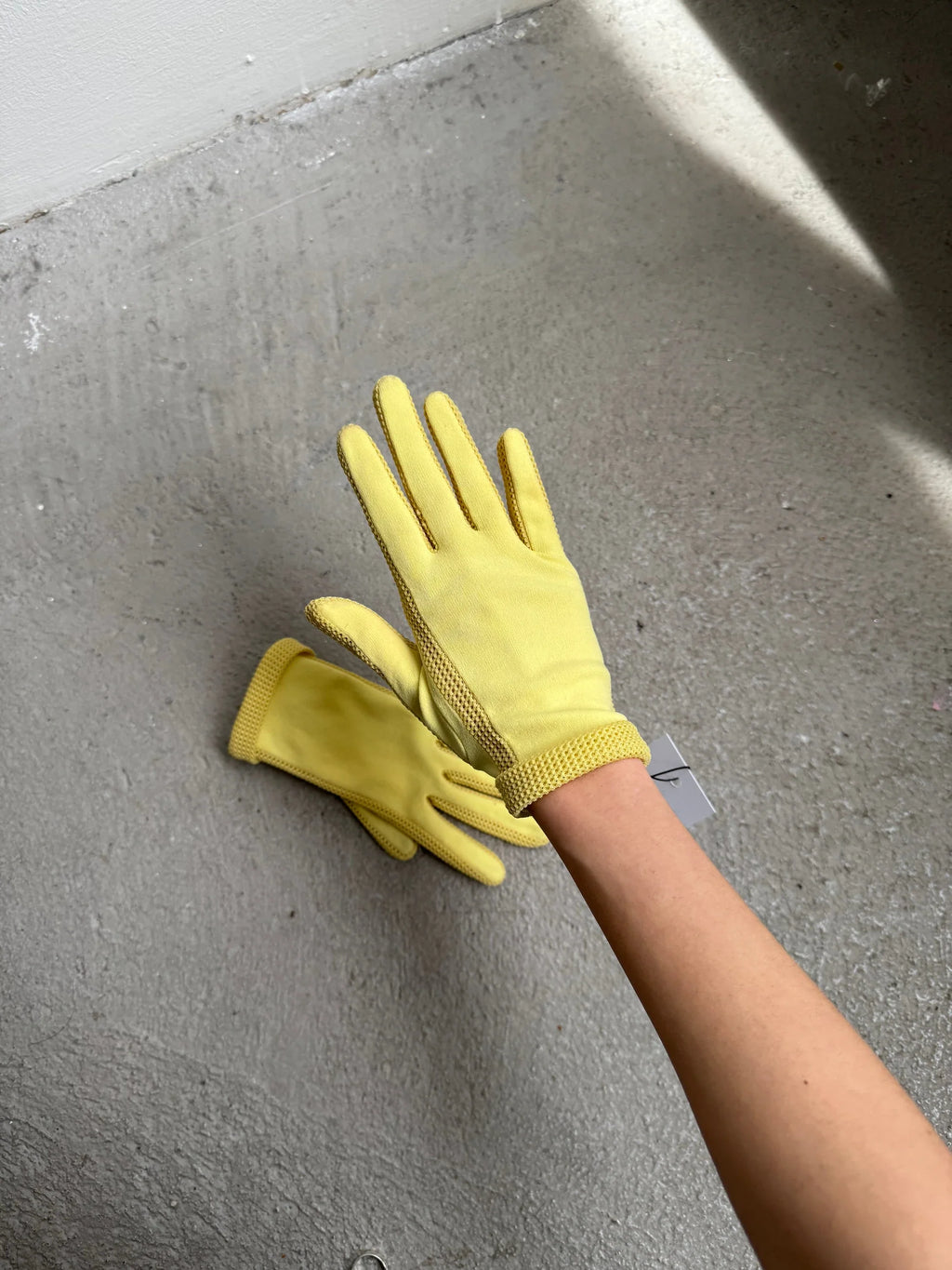 Yellow French Gloves
